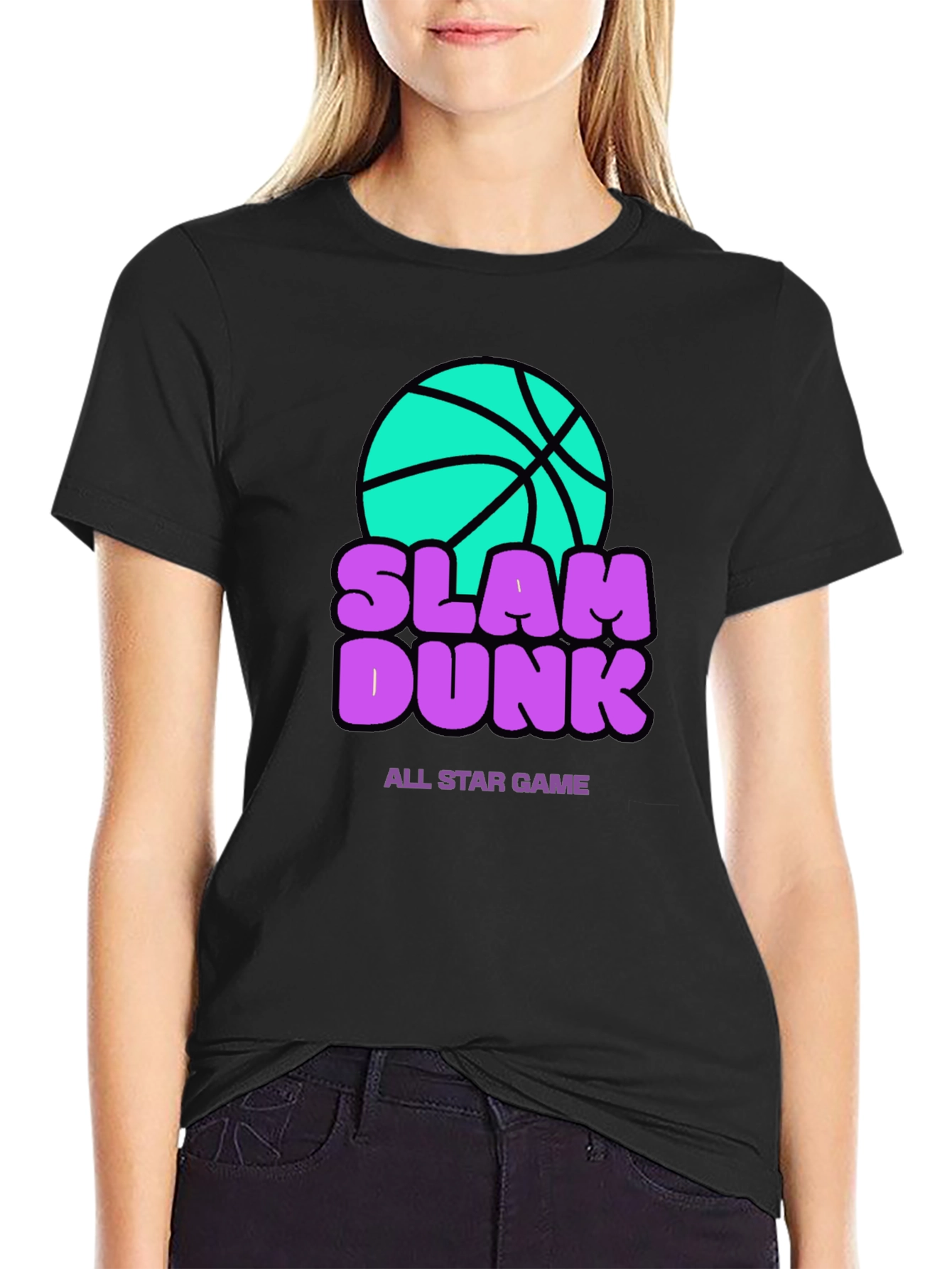 Slam Dunk All Star Game Black T-Shirt