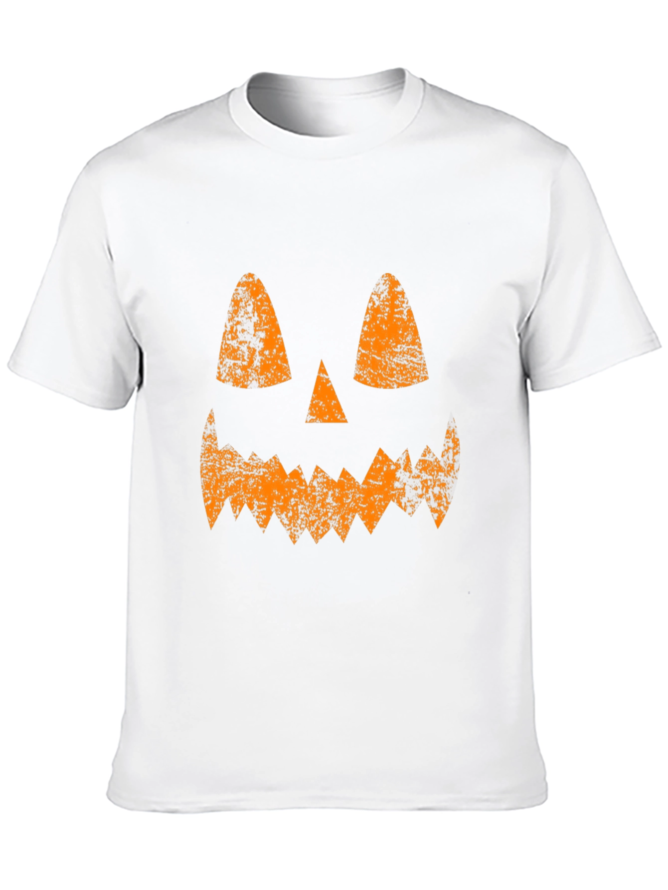 Jack-O-Lantern Face Halloween Black T-Shirt