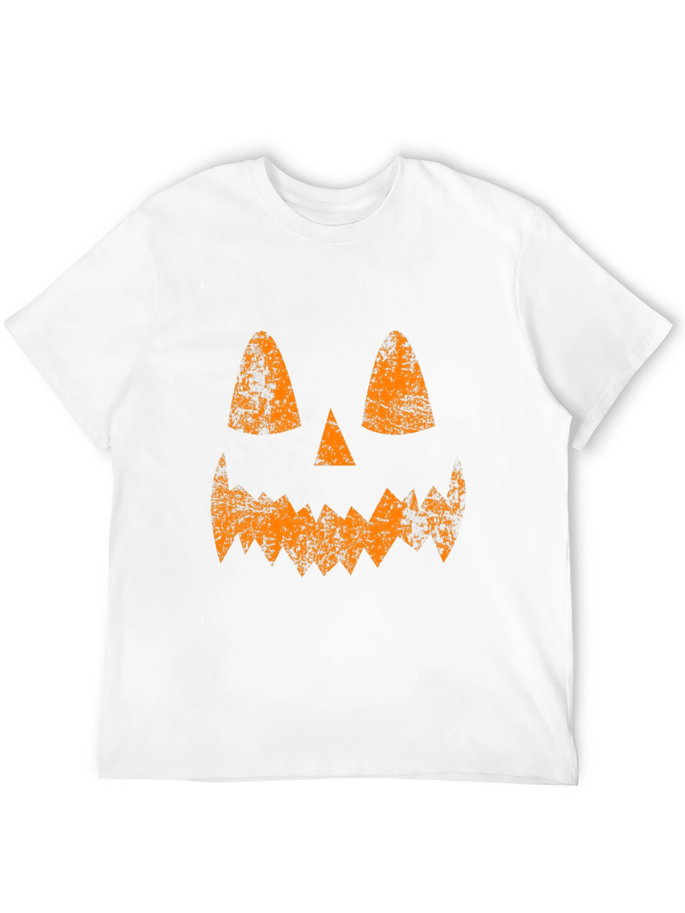 Jack-O-Lantern Face Halloween Black T-Shirt