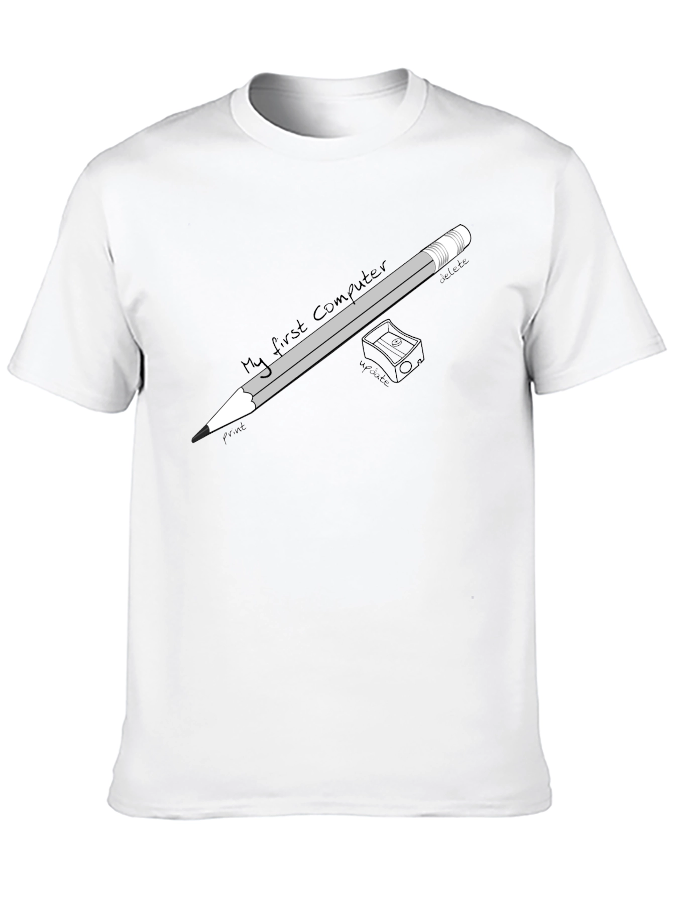 My First Computer Black T-Shirt