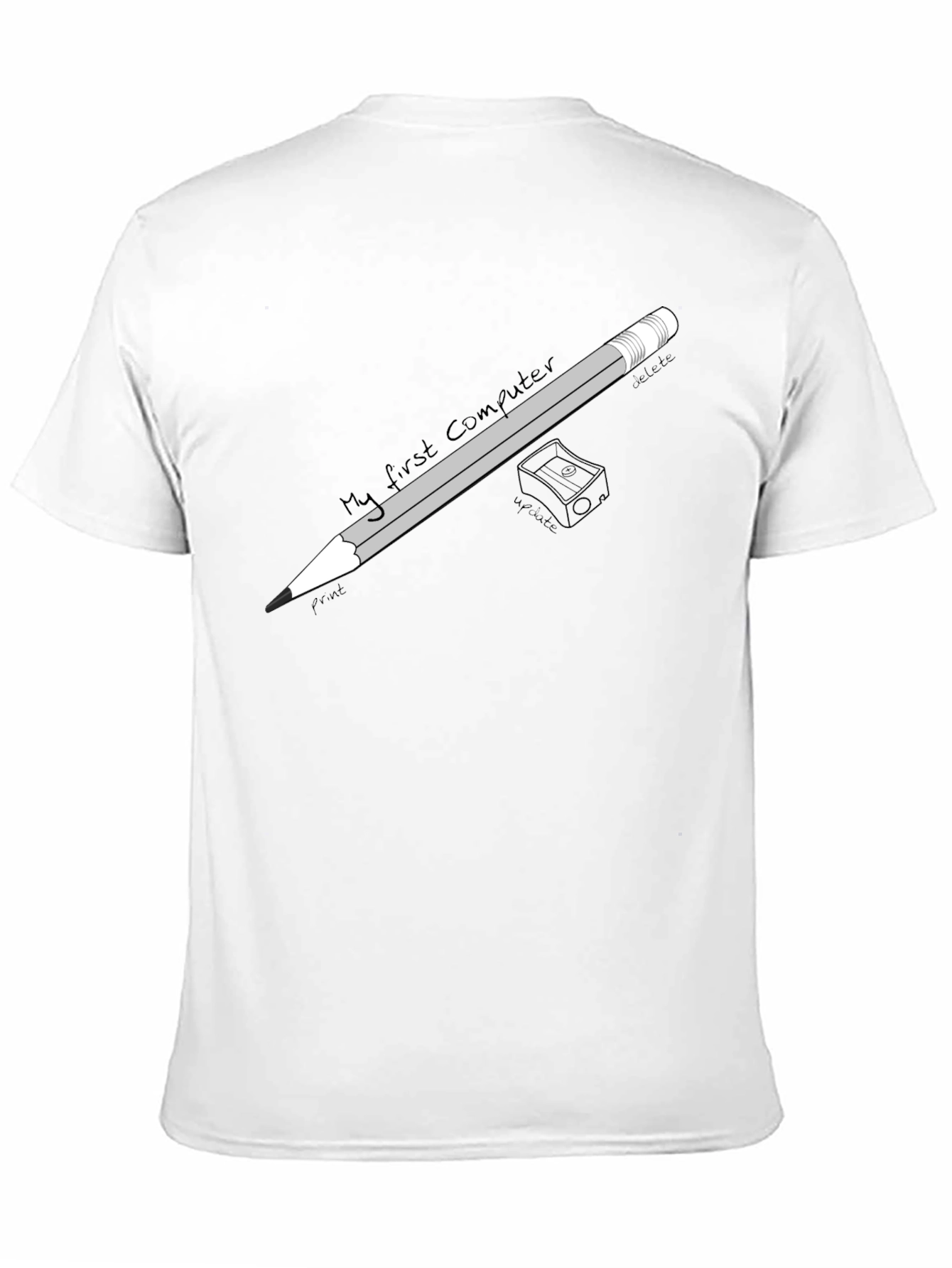 My First Computer Black T-Shirt