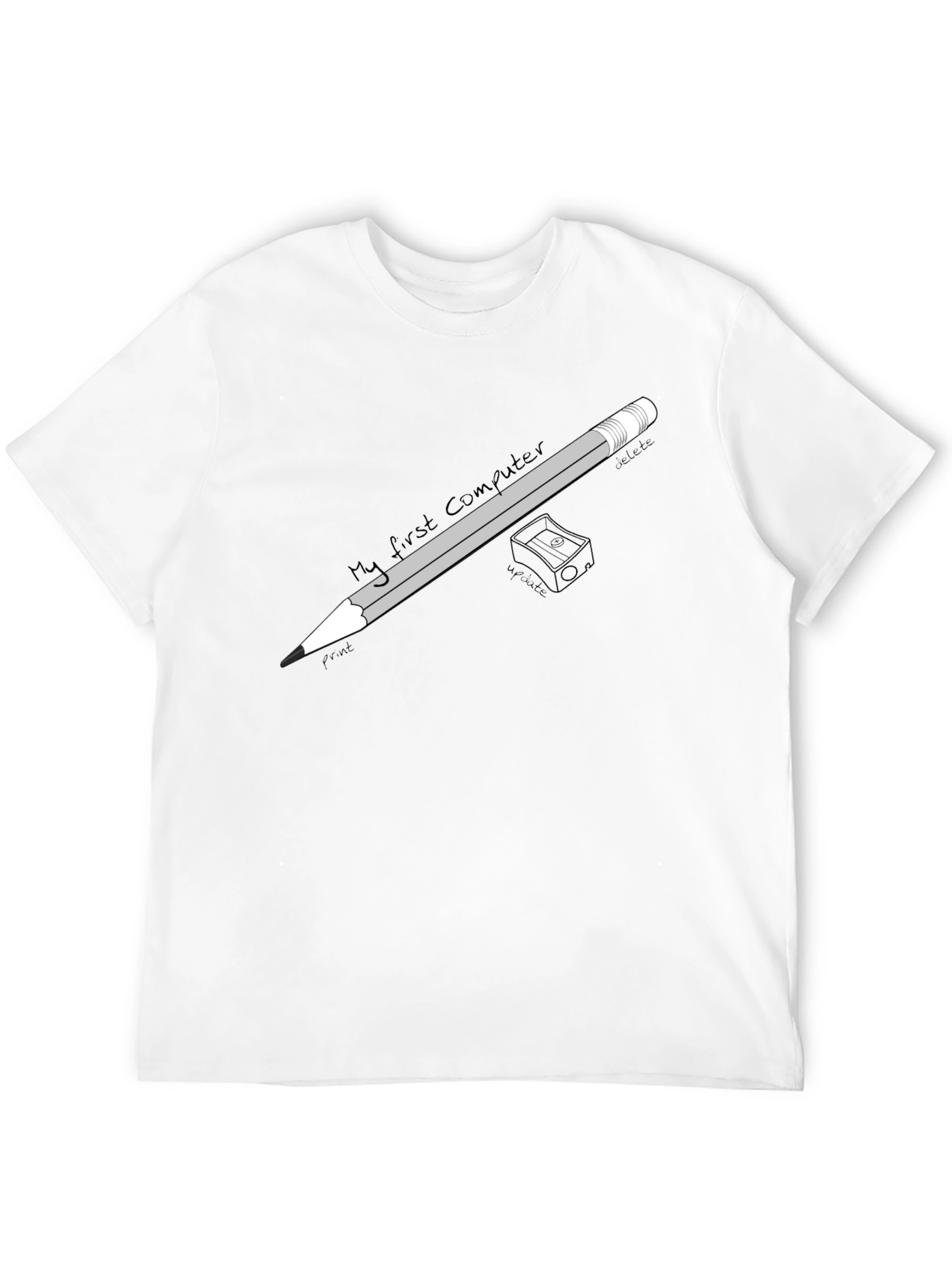 My First Computer Black T-Shirt