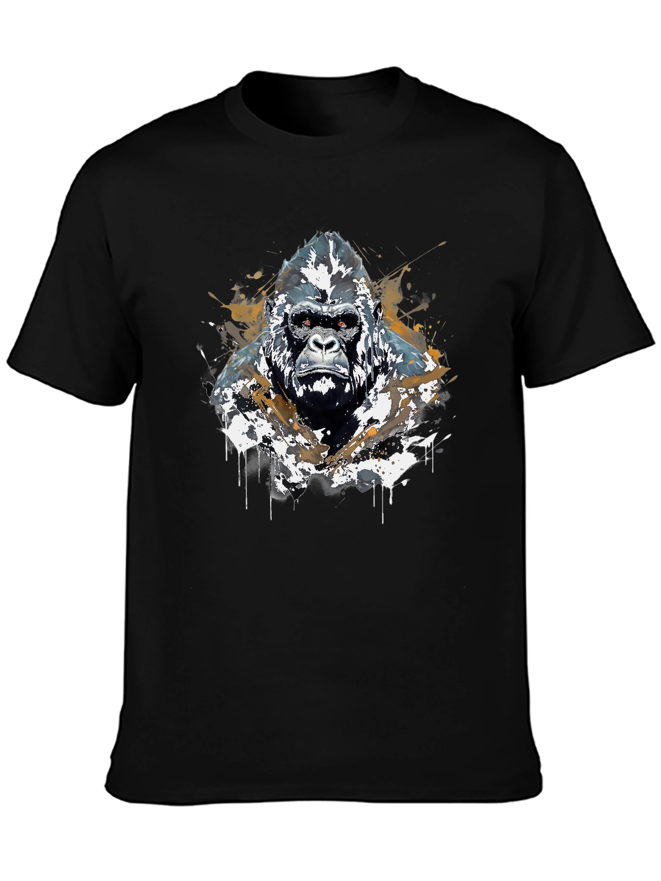 Gorilla Graphic Tee - Bold Black T-Shirt