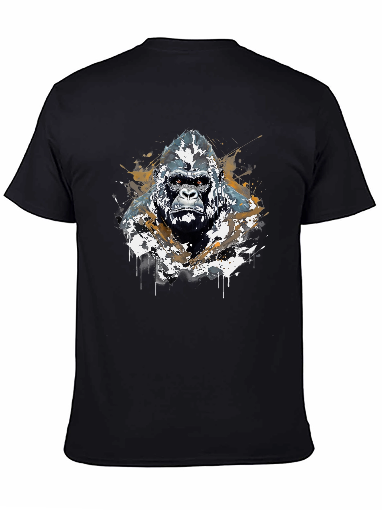 Gorilla Graphic Tee - Bold Black T-Shirt