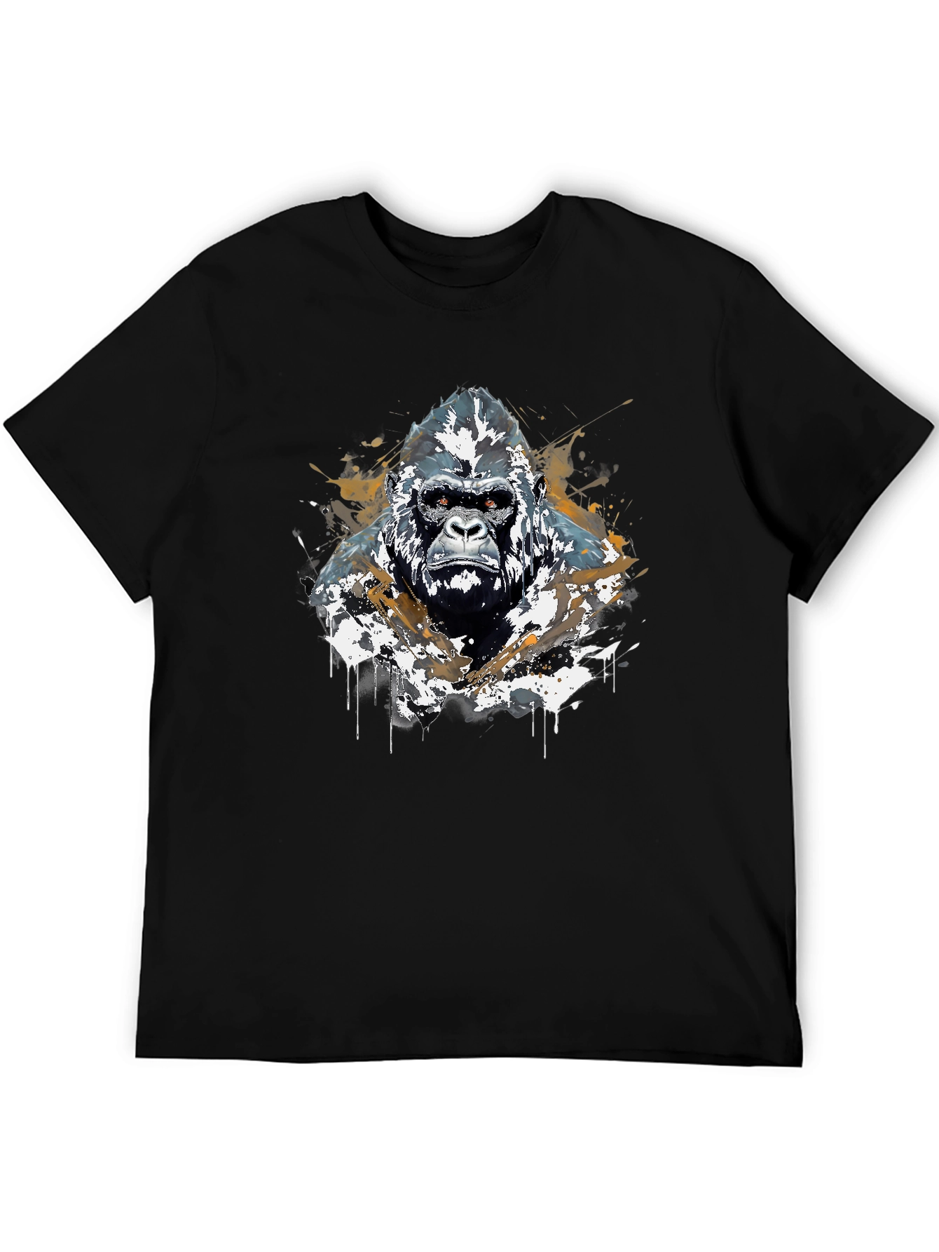 Gorilla Graphic Tee - Bold Black T-Shirt