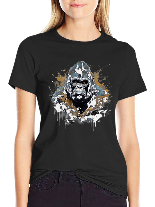 Gorilla Graphic Tee - Bold Black T-Shirt