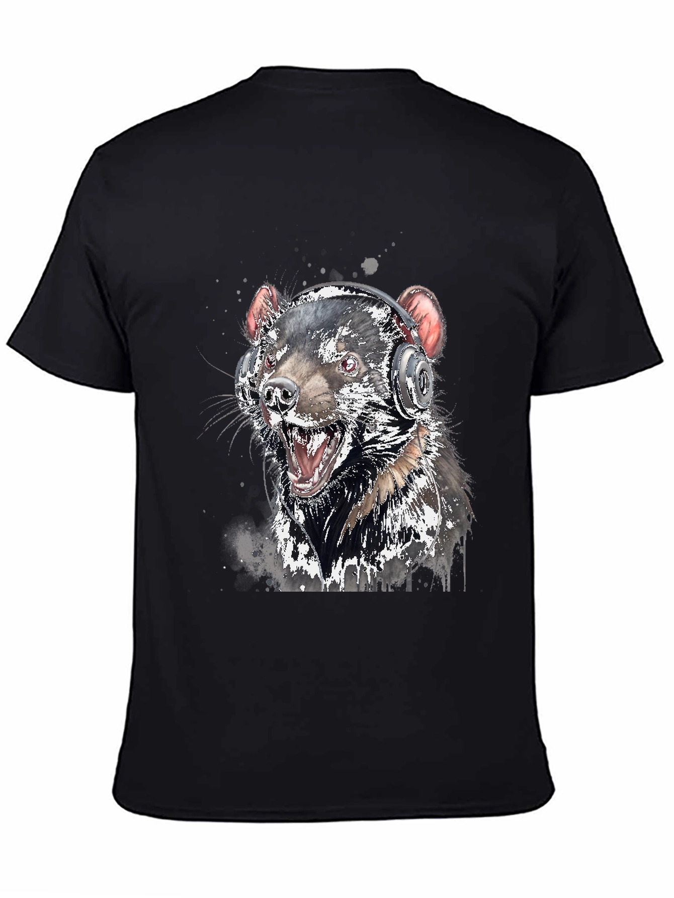 Tasmanian Devil Headphone T-Shirt