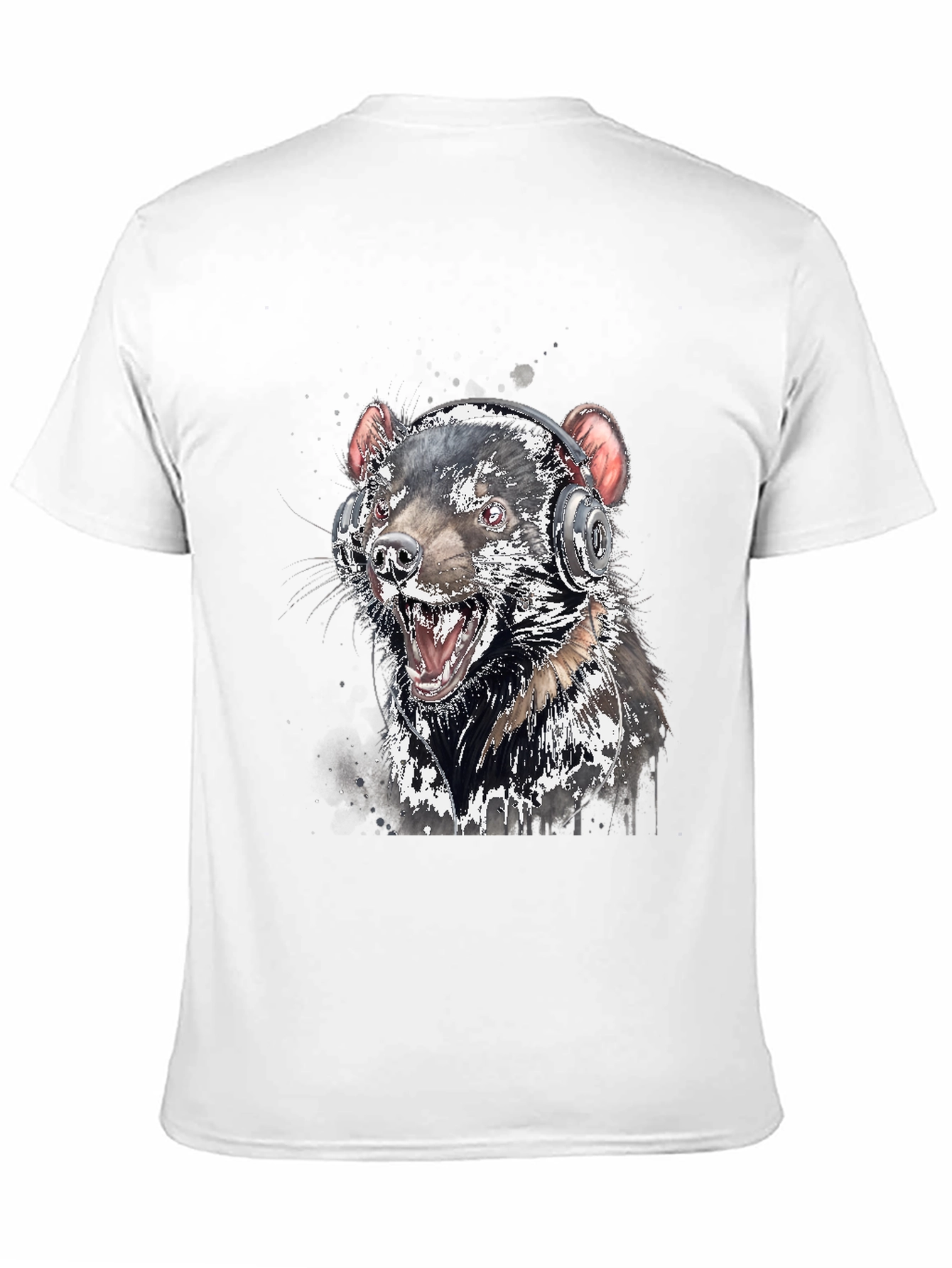 Tasmanian Devil Headphone T-Shirt