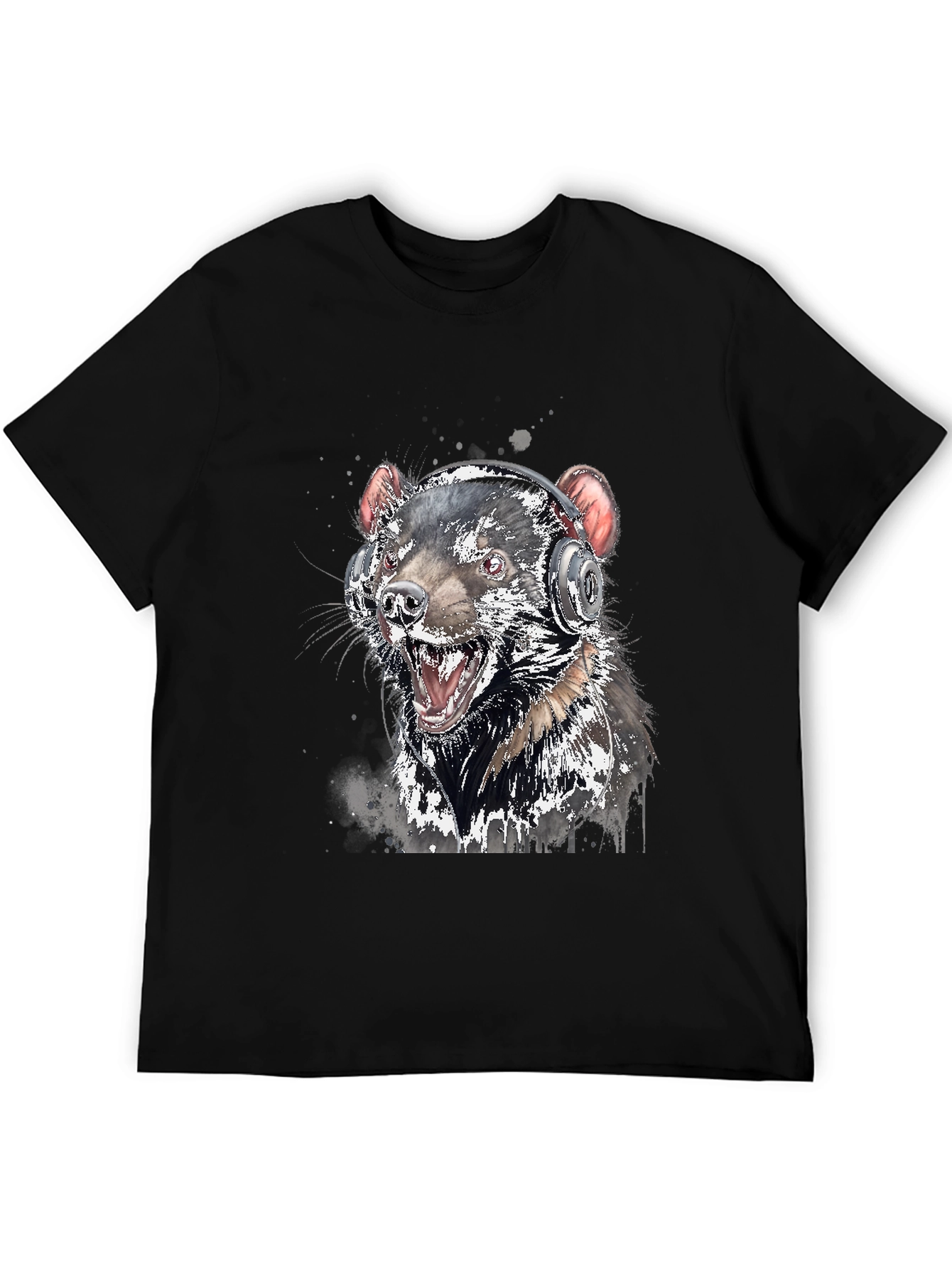 Tasmanian Devil Headphone T-Shirt