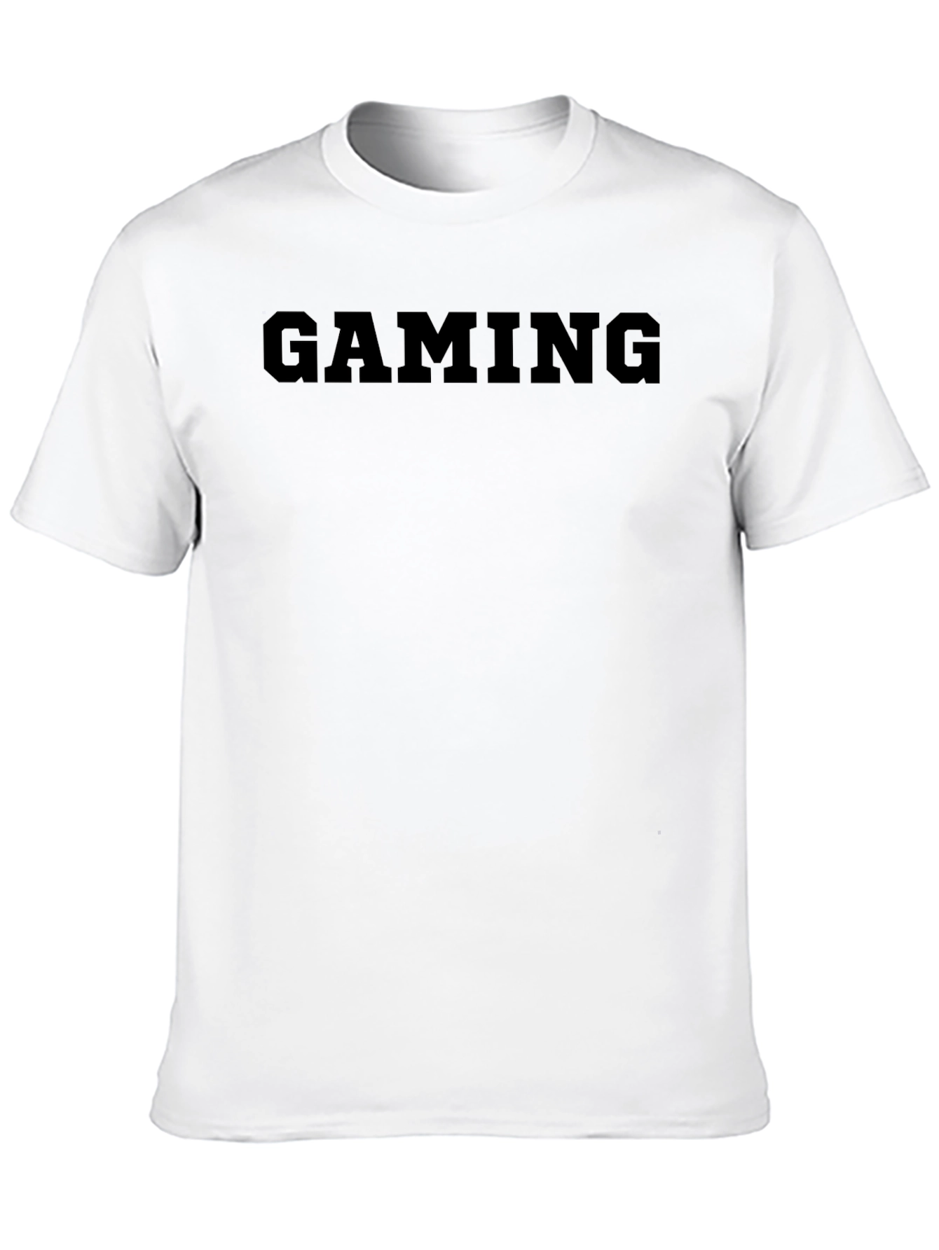 Gaming T-Shirt - Black Crew Neck Gamer Tee