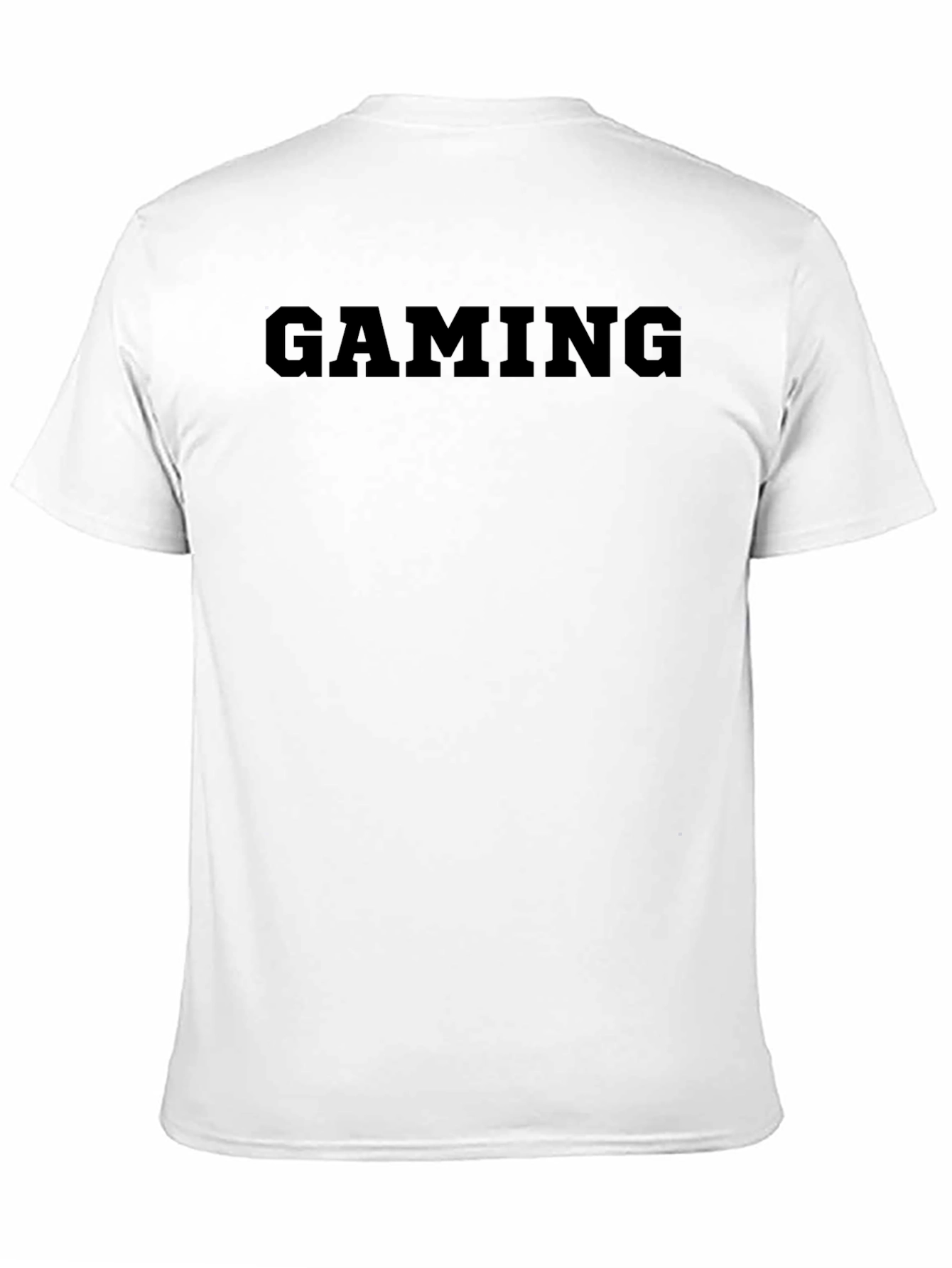 Gaming T-Shirt - Black Crew Neck Gamer Tee