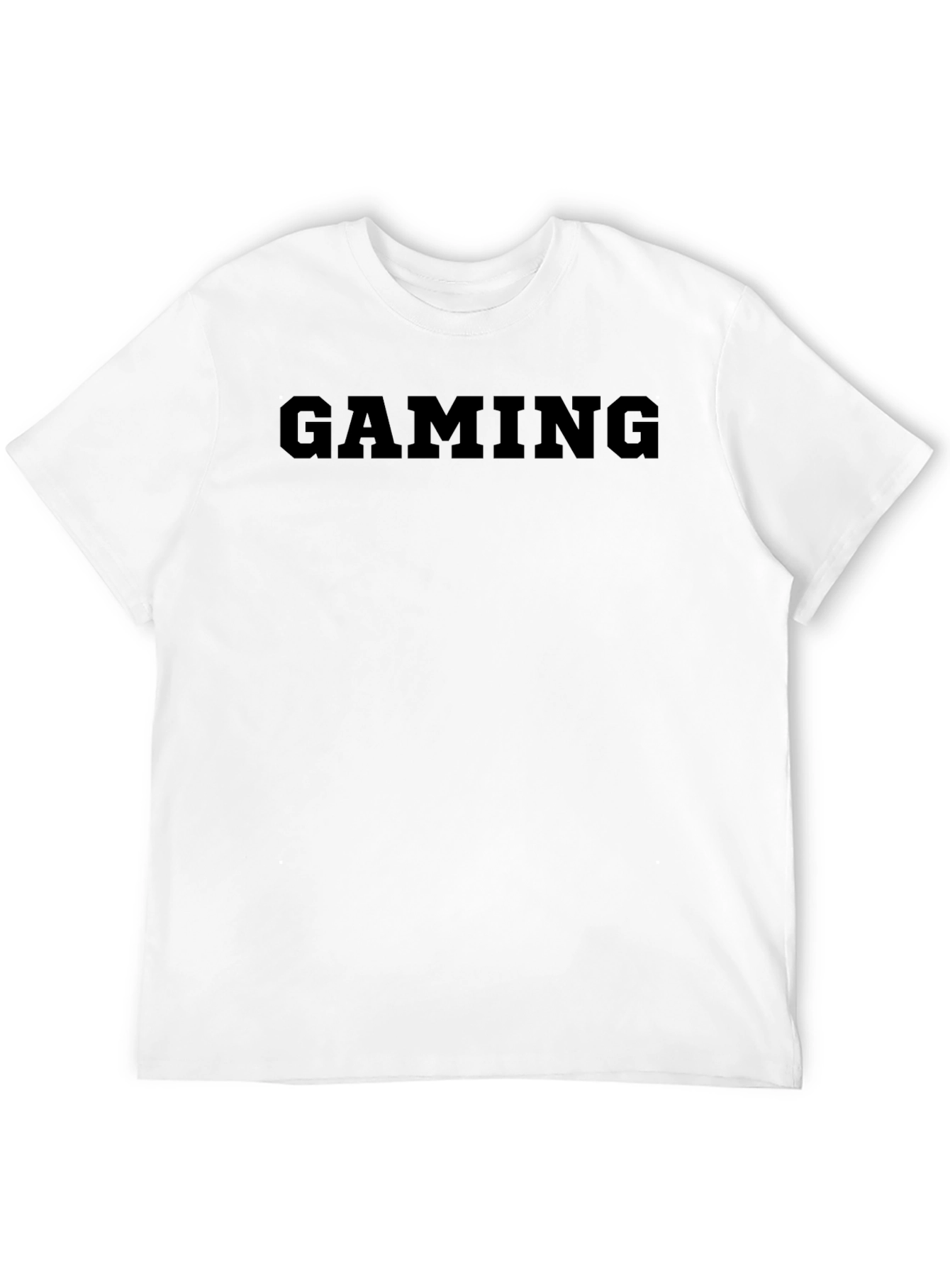 Gaming T-Shirt - Black Crew Neck Gamer Tee
