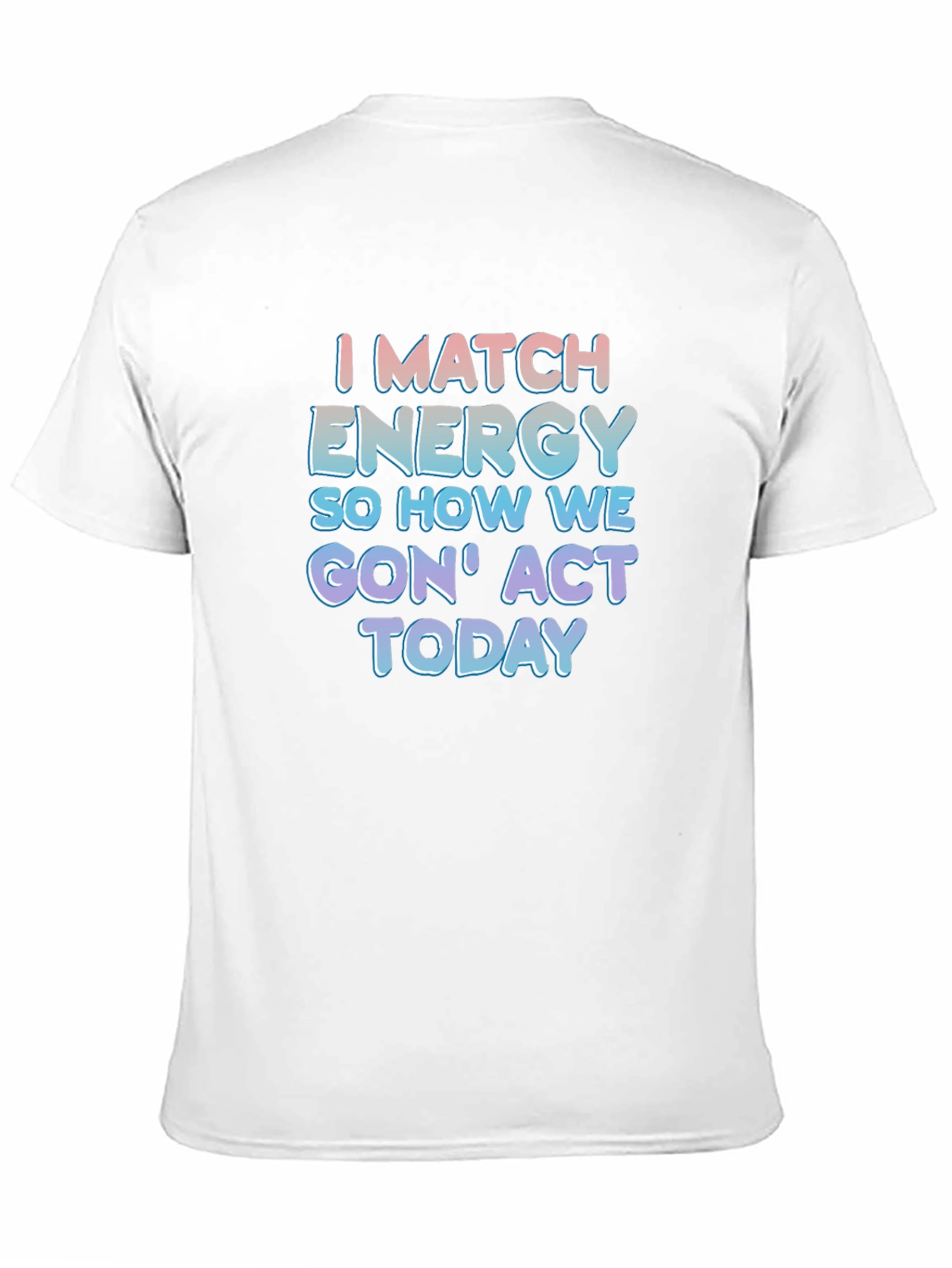 I Match Energy Graphic Tee - Black