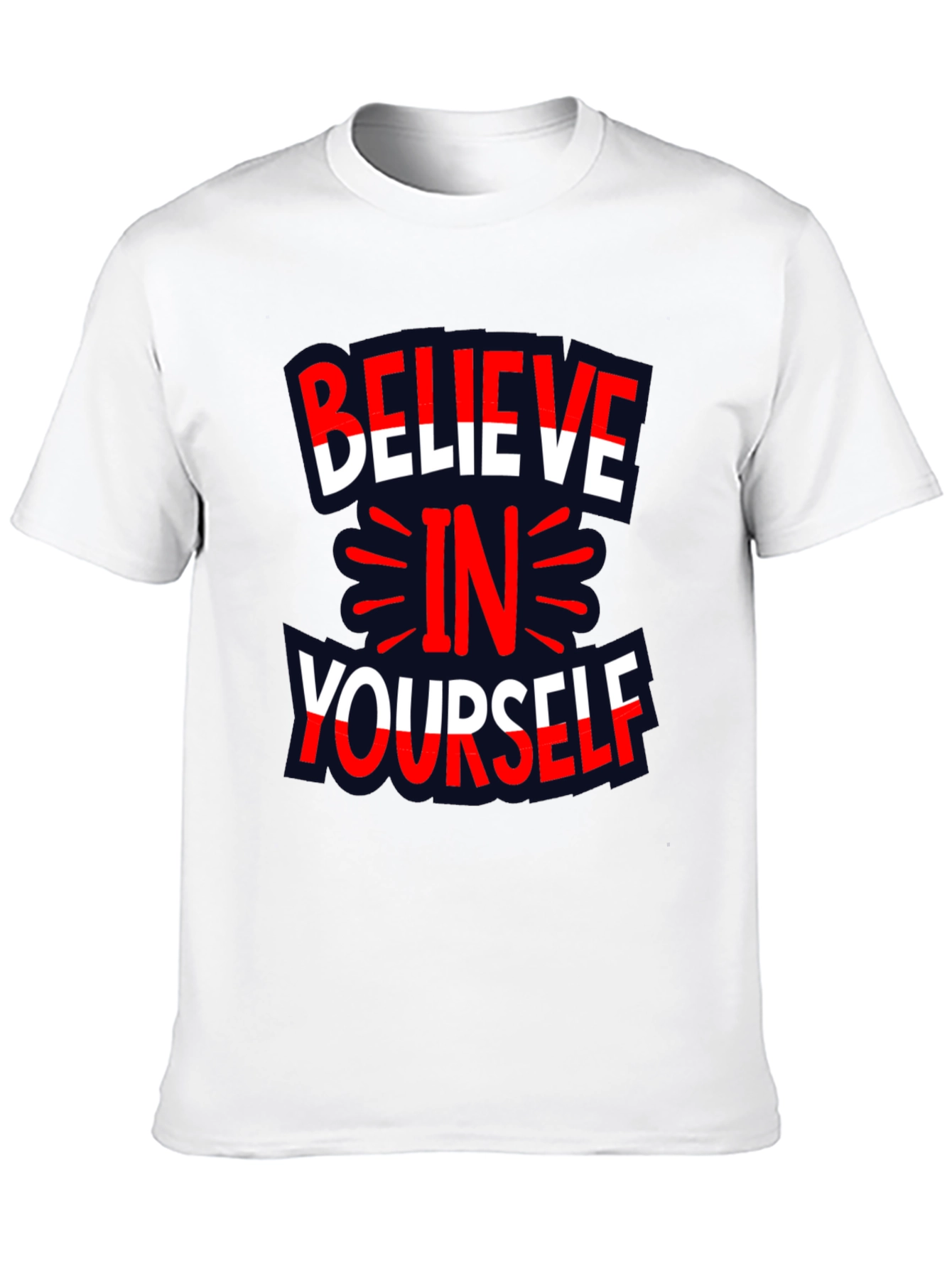 Believe in Yourself Graphic Print Tee
