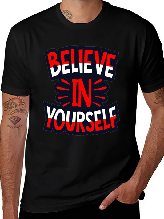 Believe in Yourself Graphic Print Tee