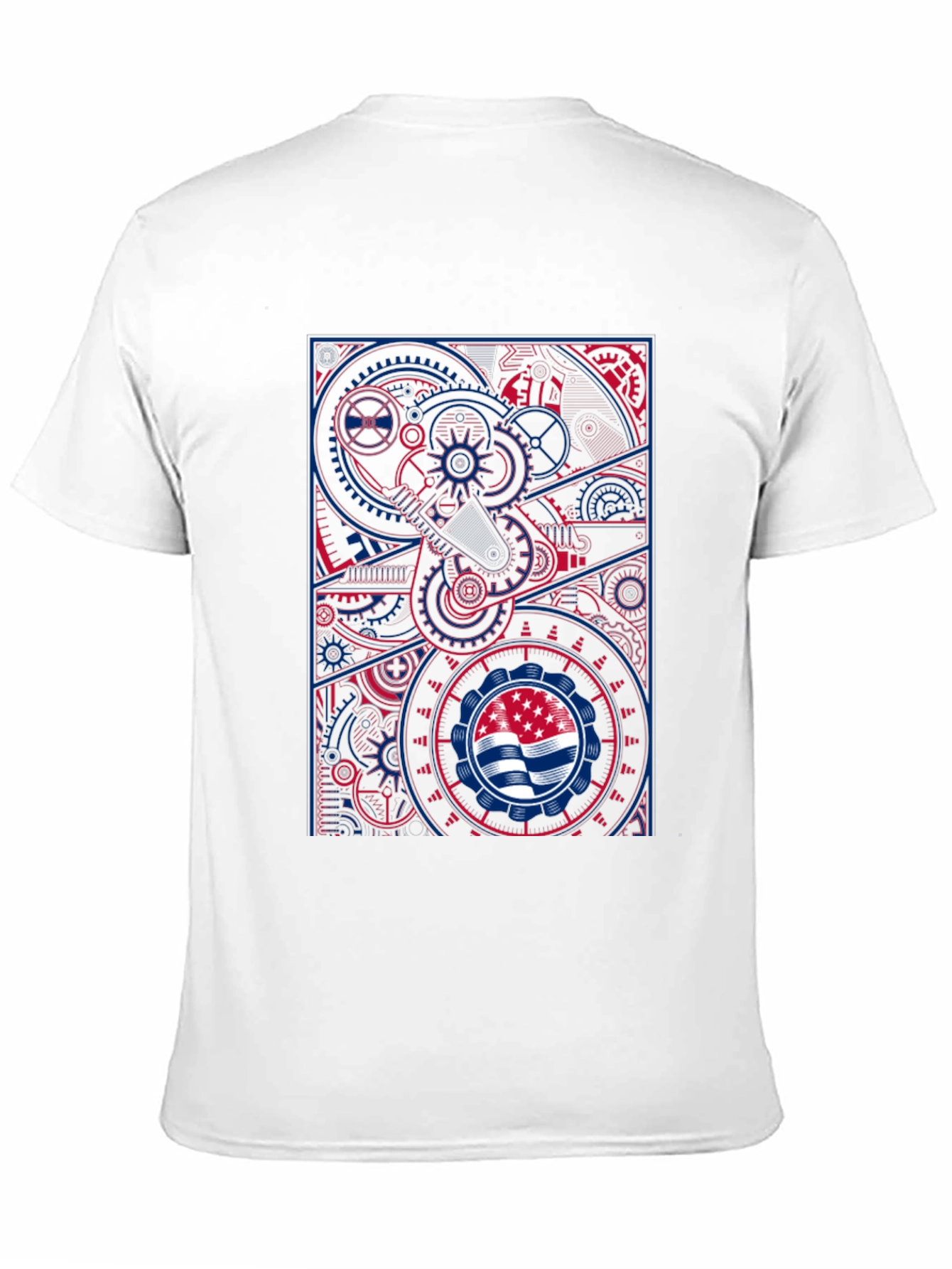 Steampunk Flag Graphic T-Shirt - Cool Design