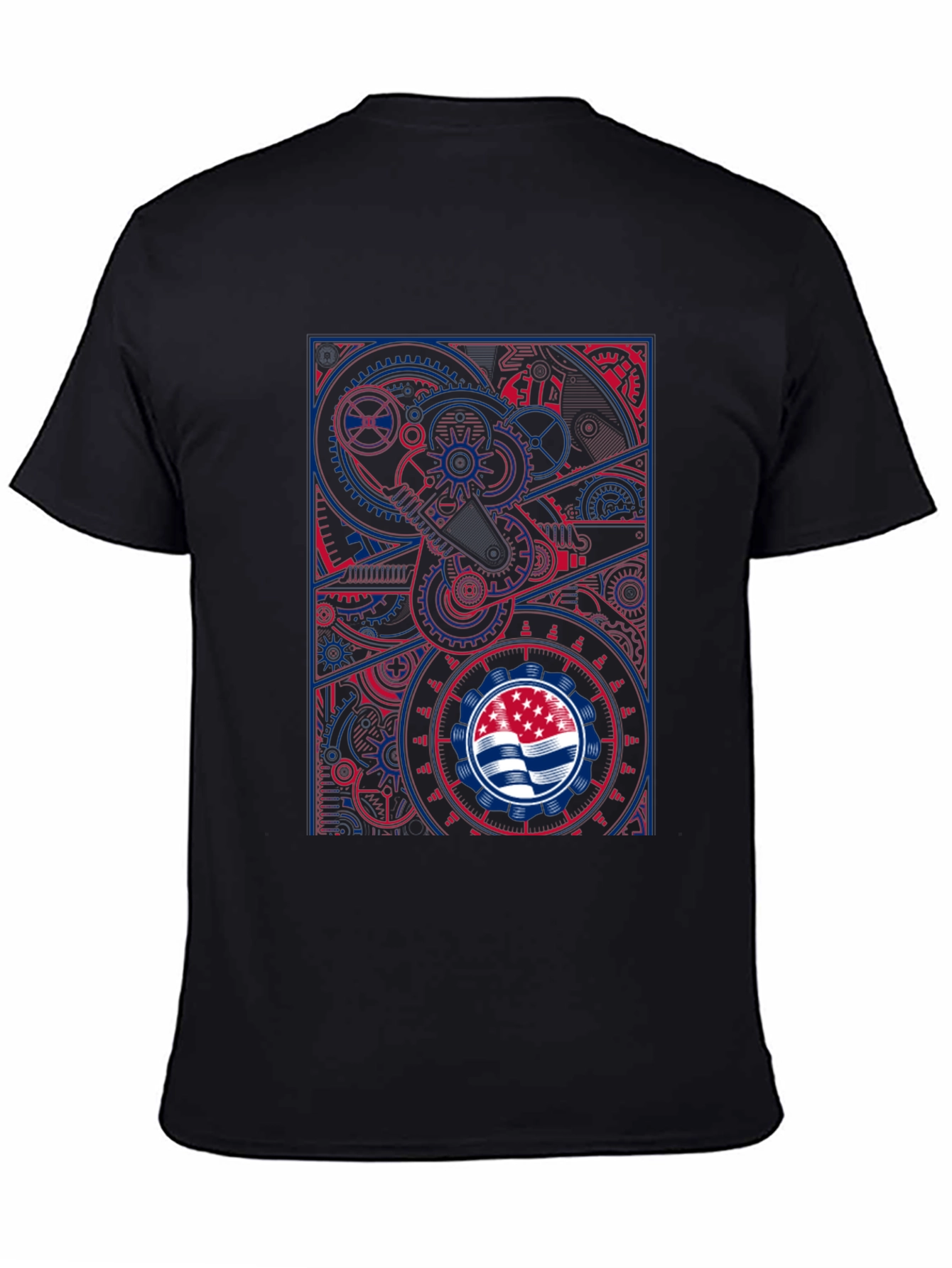 Steampunk Flag Graphic T-Shirt - Cool Design