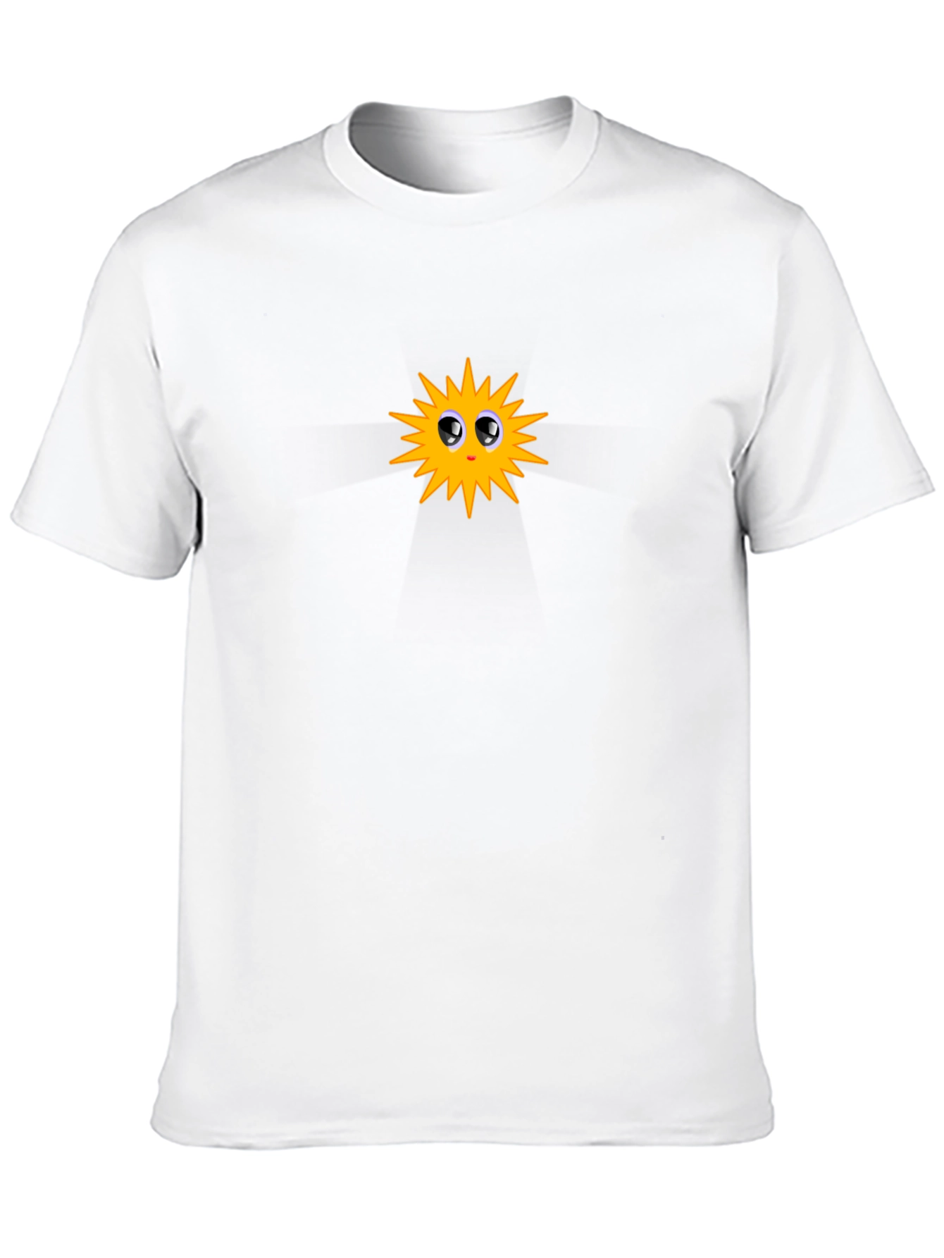 Cute Sun Graphic Black T-Shirt