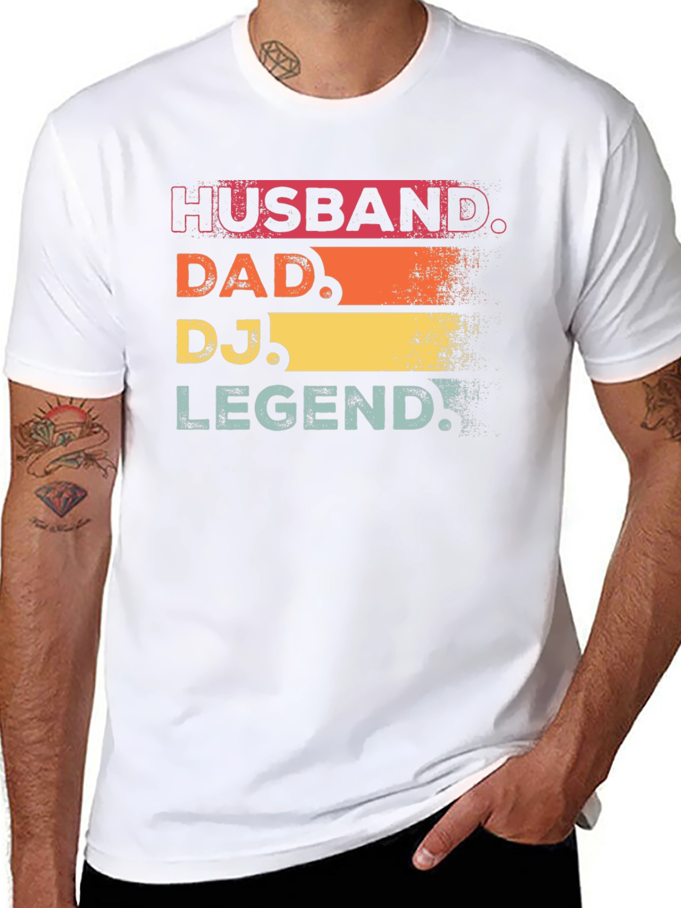 Husband Dad DJ Legend Graphic Tee