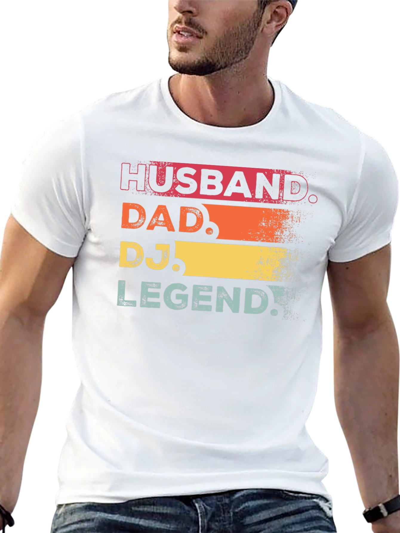 Husband Dad DJ Legend Graphic Tee