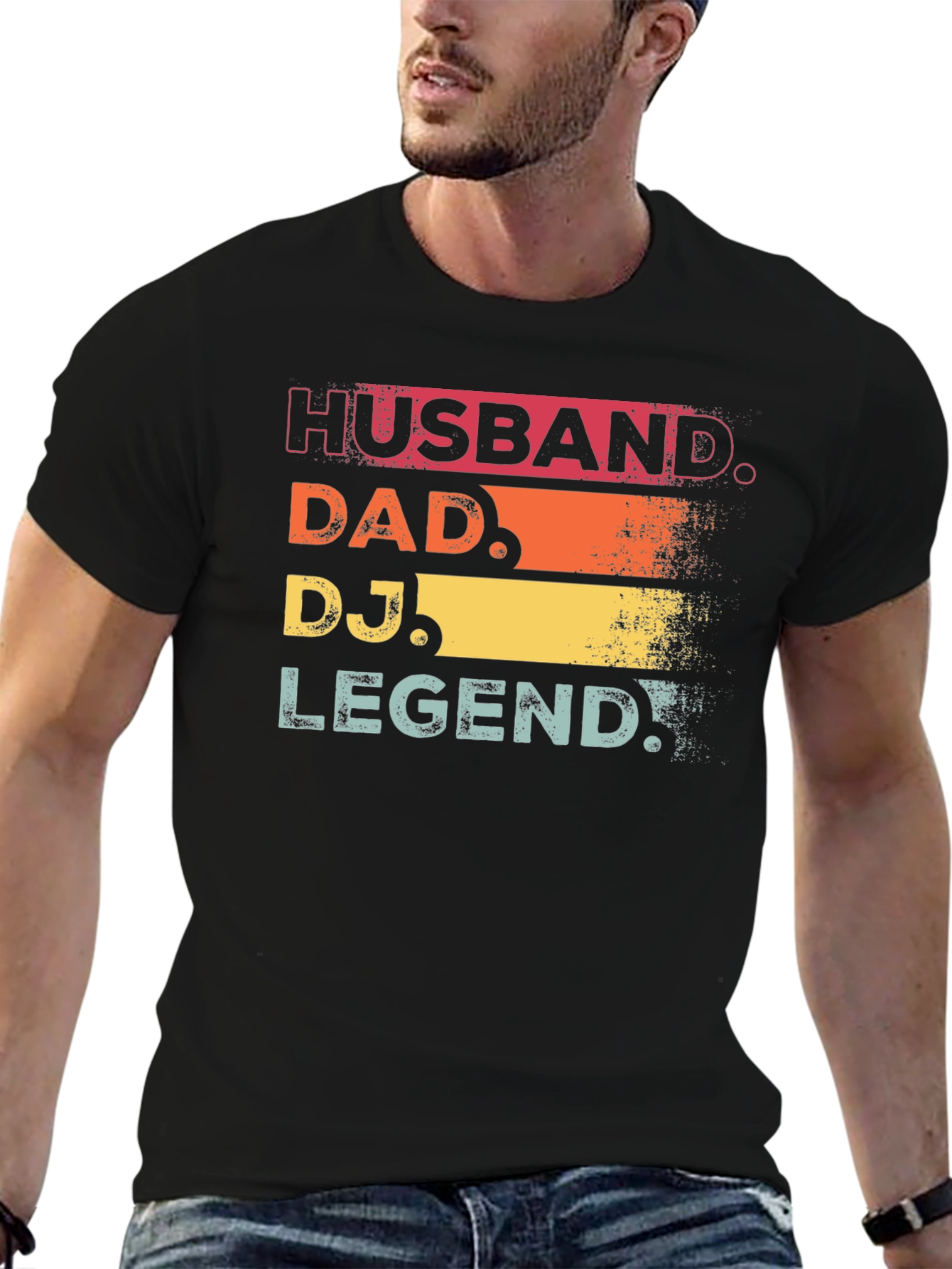Husband Dad DJ Legend Graphic Tee