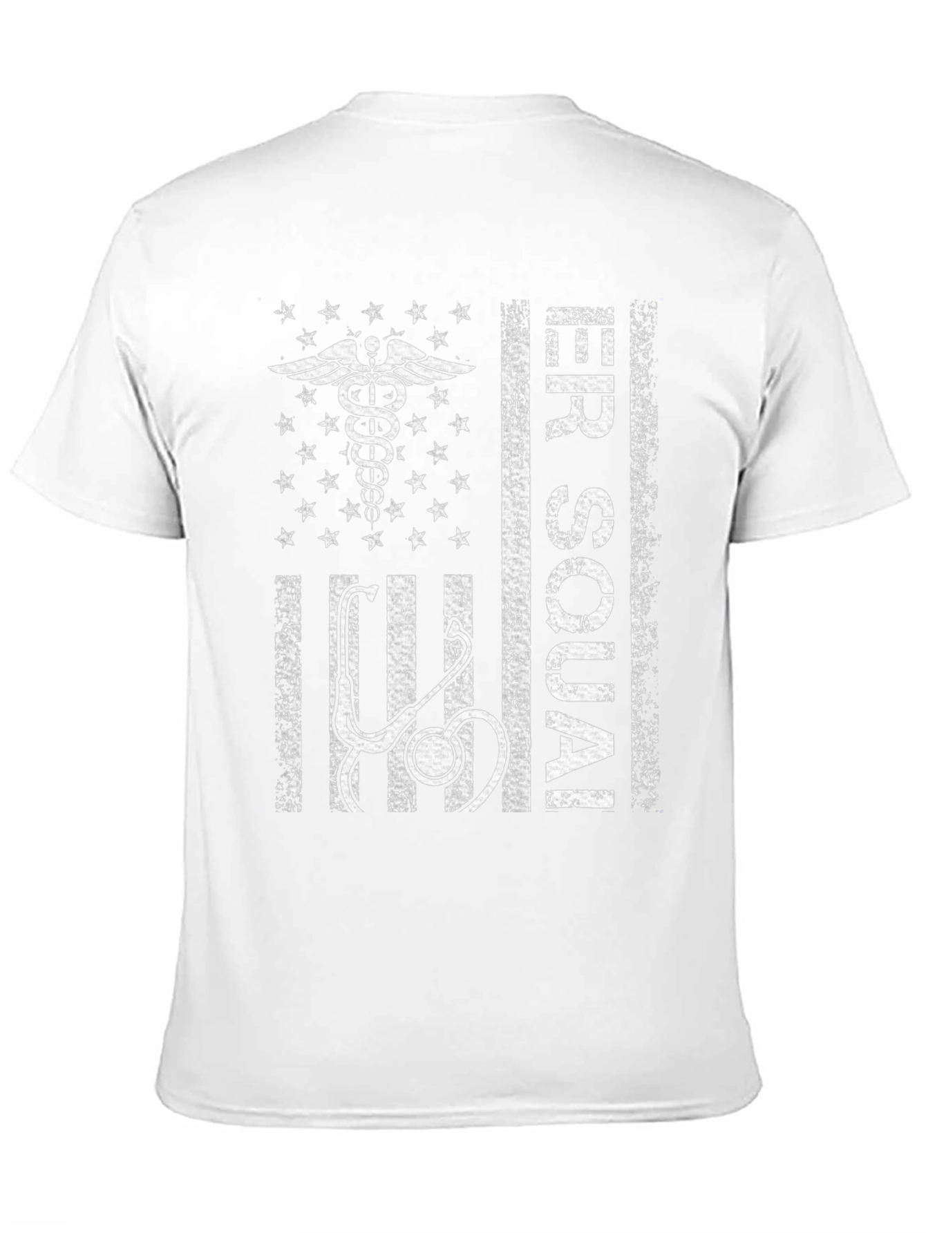 ER Squad T-Shirt: Medical American Flag Design