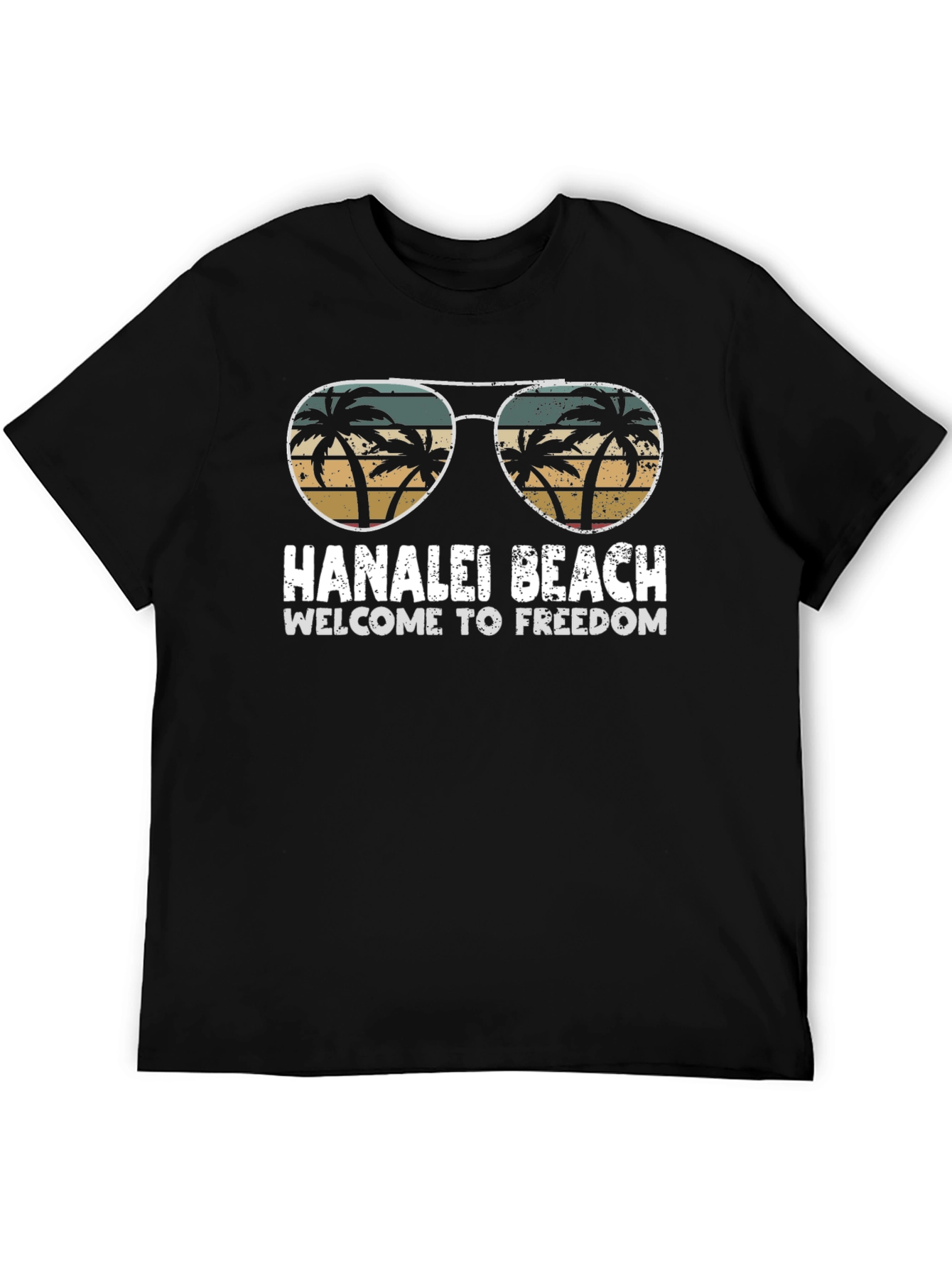 Hanalei Beach Graphic T-Shirt