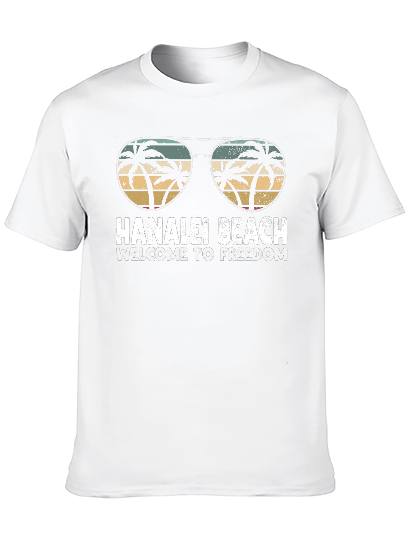 Hanalei Beach Graphic T-Shirt