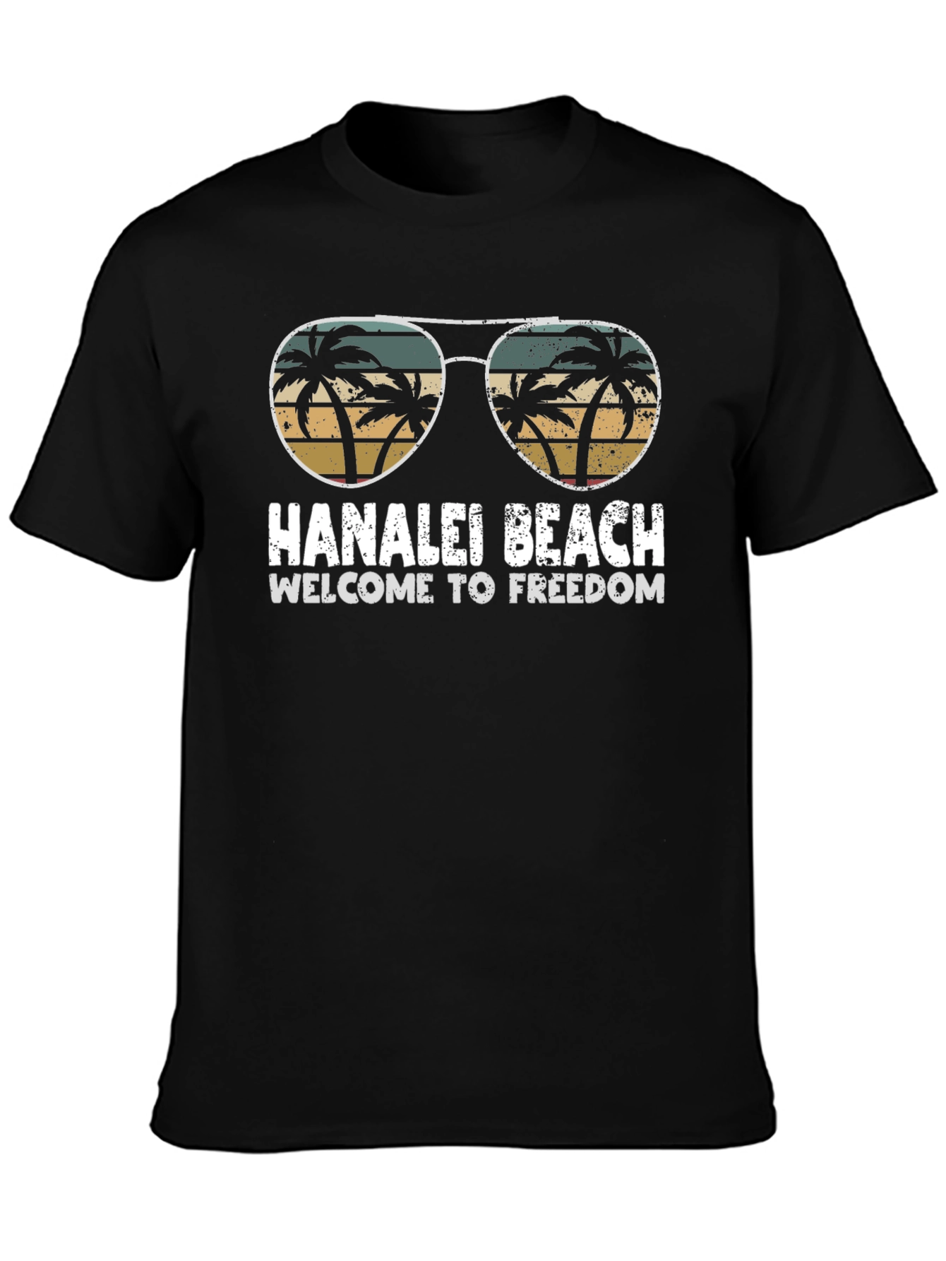Hanalei Beach Graphic T-Shirt