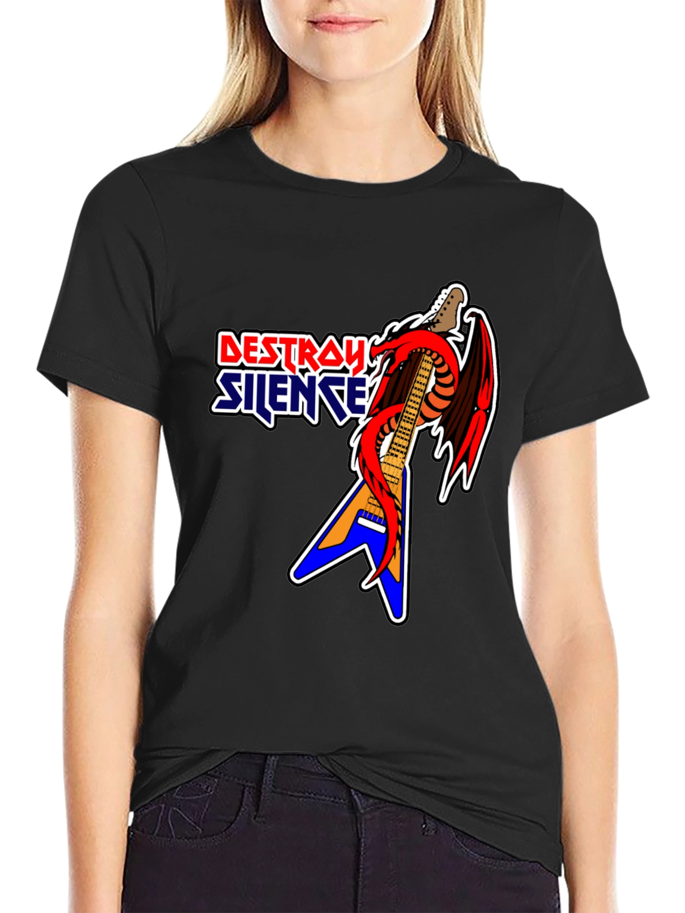 Destroy Silence Graphic Tee