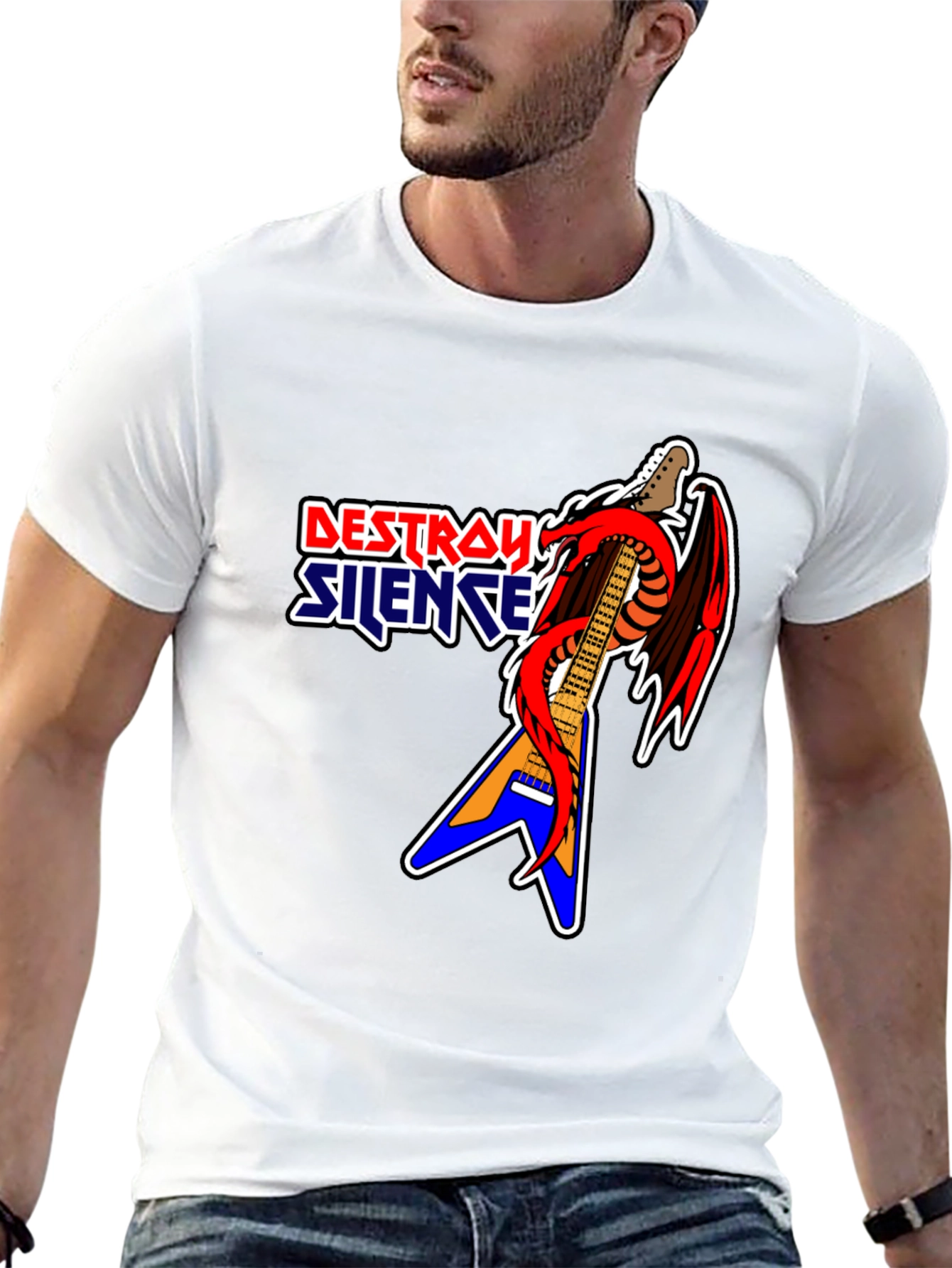 Destroy Silence Graphic Tee