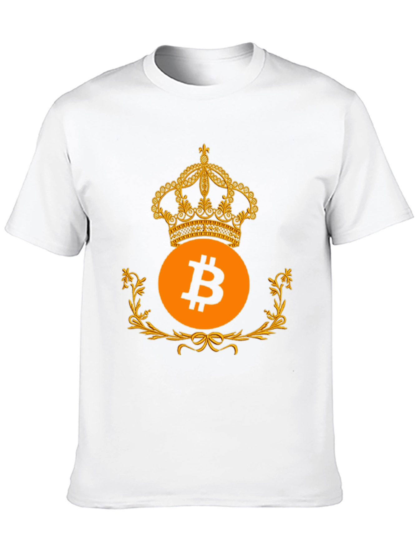 Bitcoin King Graphic Tee - Crypto Currency T-Shirt