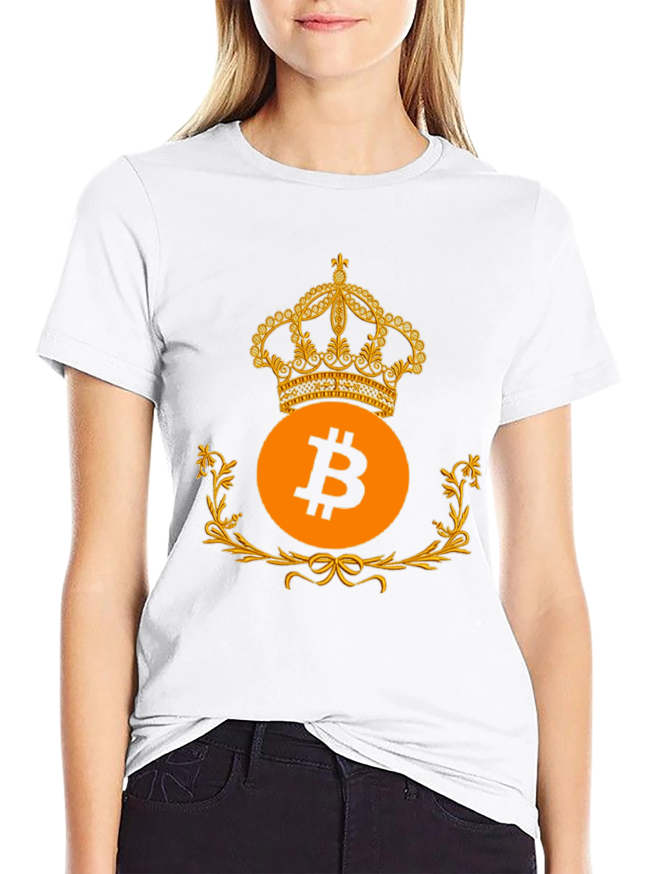 Bitcoin King Graphic Tee - Crypto Currency T-Shirt