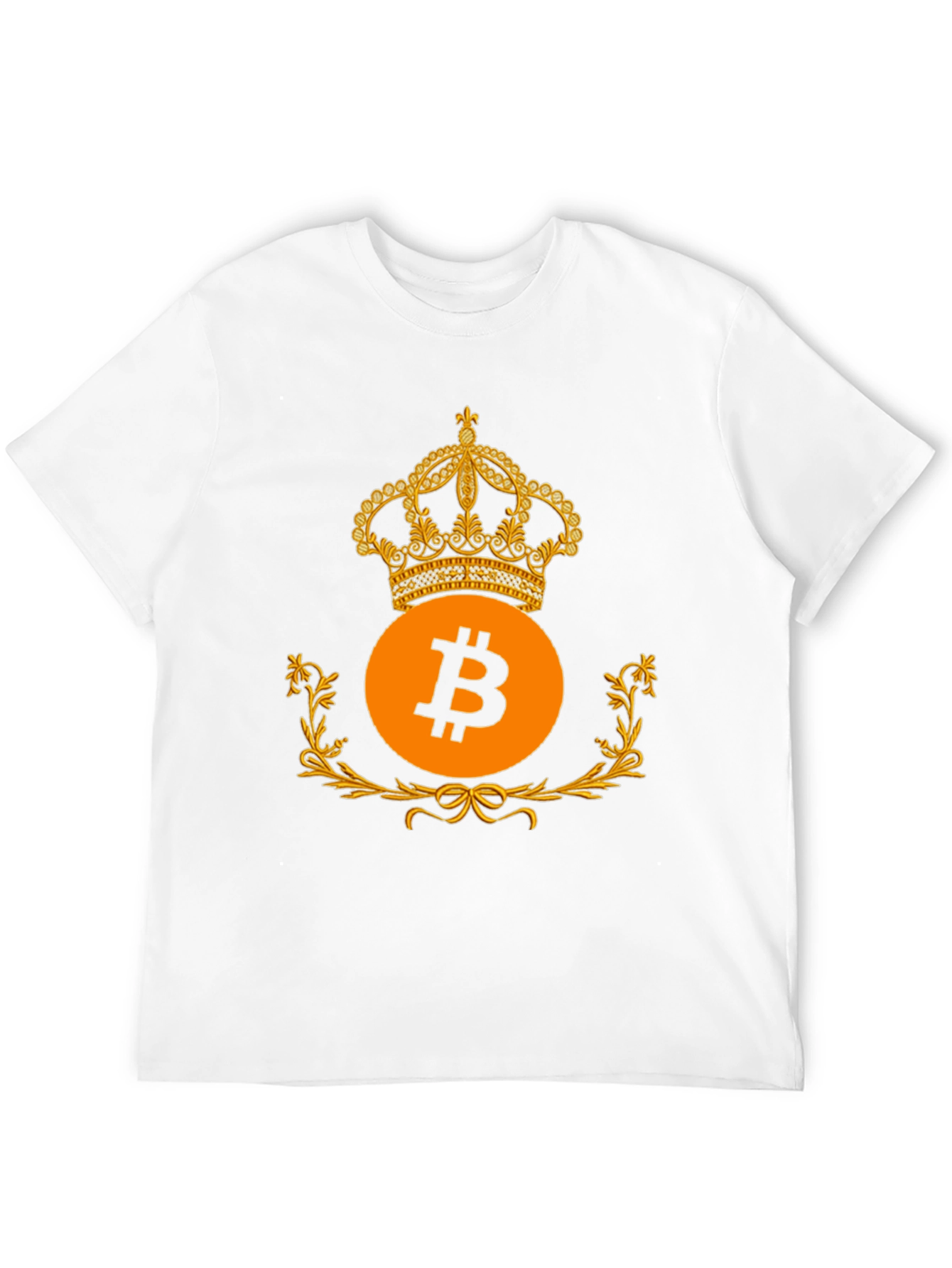 Bitcoin King Graphic Tee - Crypto Currency T-Shirt