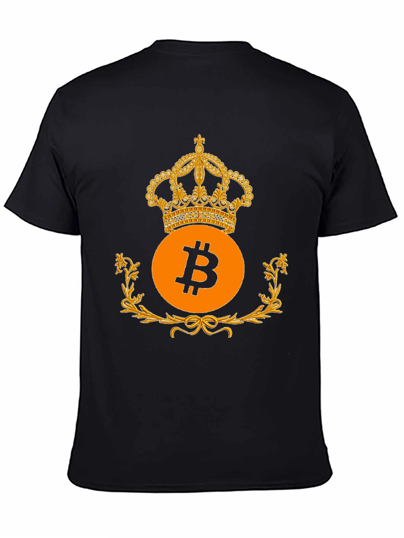 Bitcoin King Graphic Tee - Crypto Currency T-Shirt