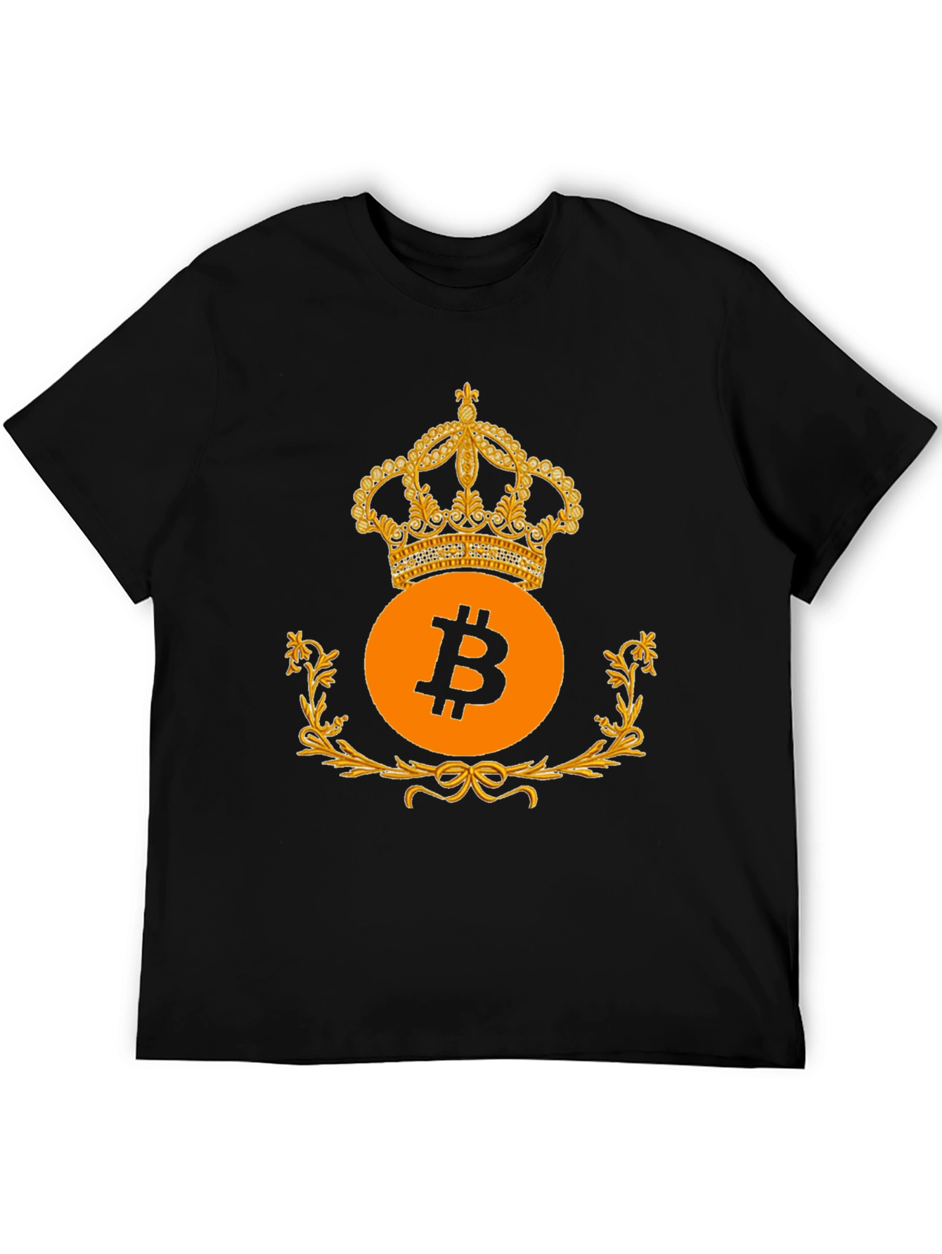 Bitcoin King Graphic Tee - Crypto Currency T-Shirt