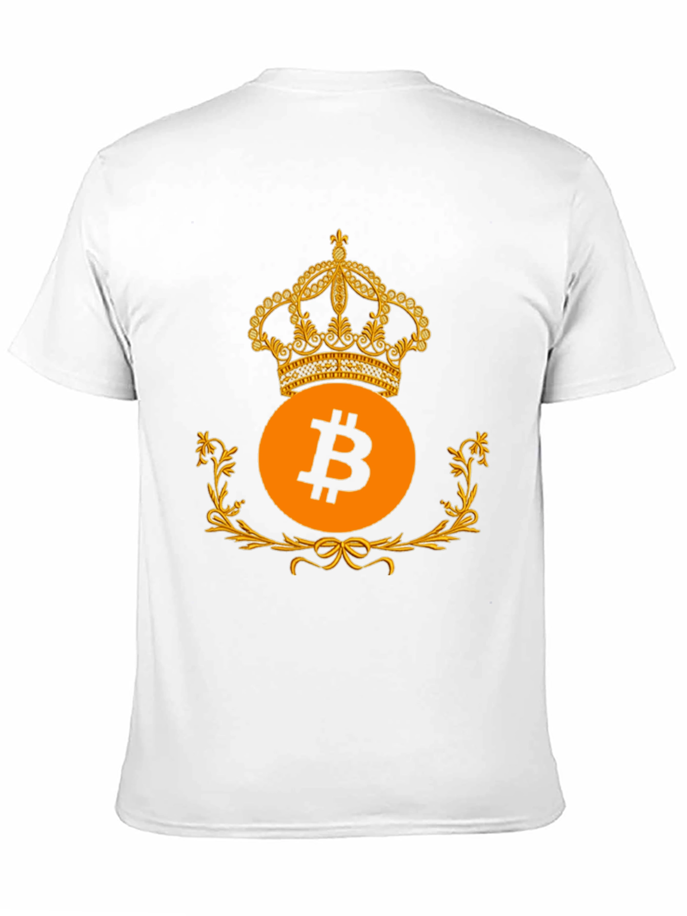 Bitcoin King Graphic Tee - Crypto Currency T-Shirt