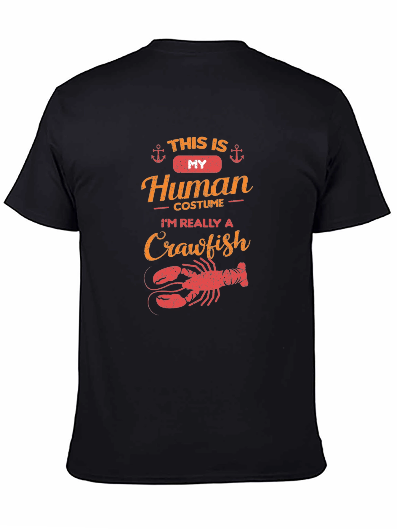 Crawfish Human Costume Funny T-Shirt