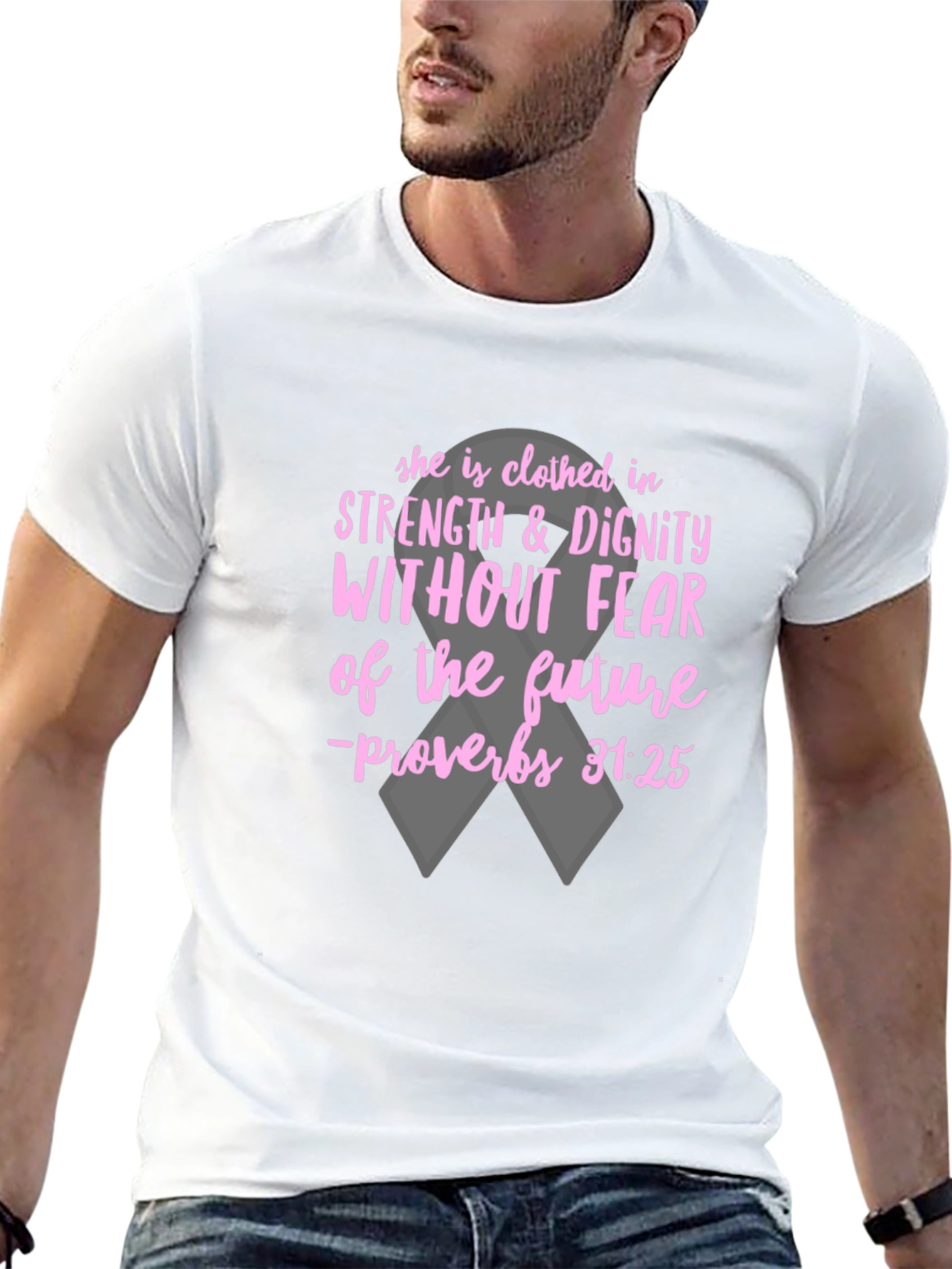 Strength & Dignity Graphic Tee - Proverbs 31:25