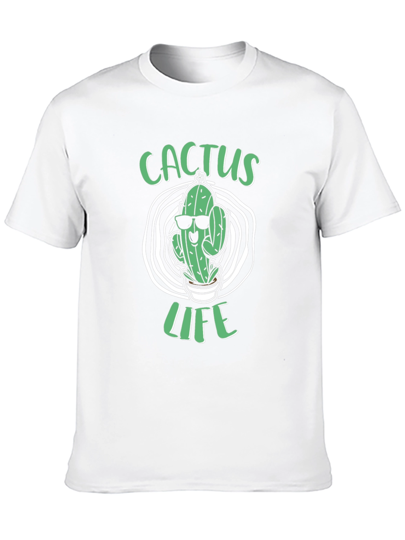 Cactus Life Graphic T-Shirt - Cool Plant Lover Tee