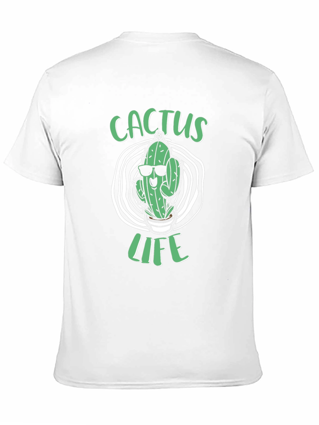 Cactus Life Graphic T-Shirt - Cool Plant Lover Tee
