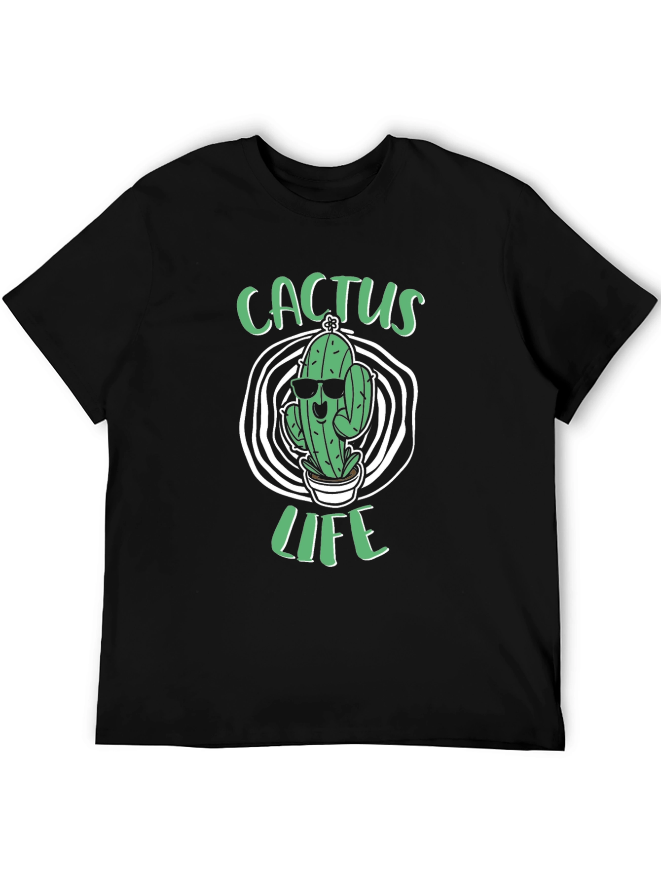 Cactus Life Graphic T-Shirt - Cool Plant Lover Tee