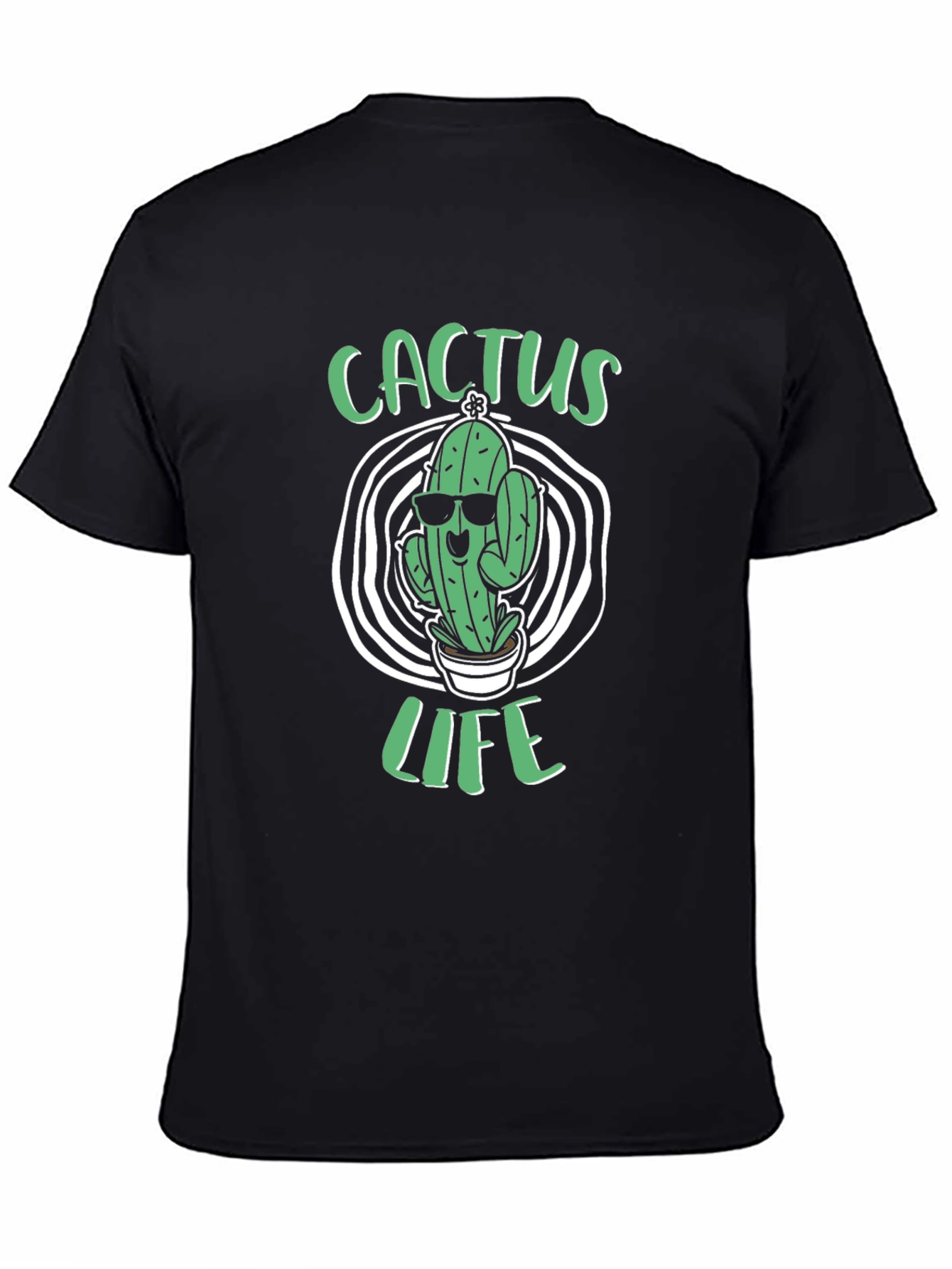 Cactus Life Graphic T-Shirt - Cool Plant Lover Tee