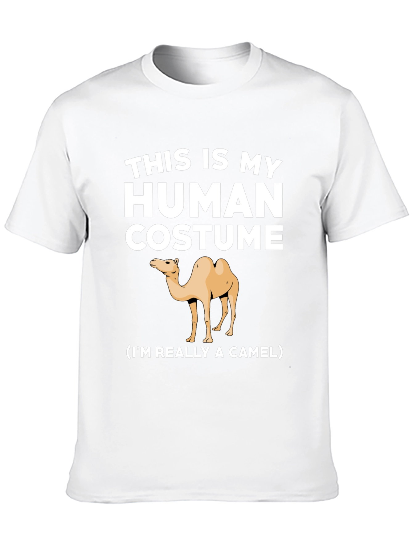 Human Costume Camel T-Shirt - Funny Animal Tee
