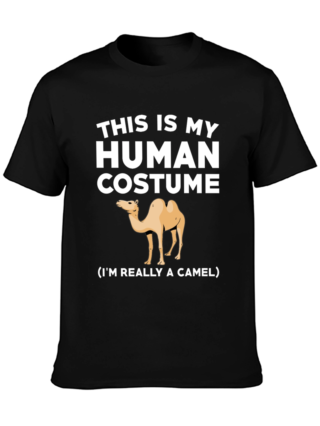 Human Costume Camel T-Shirt - Funny Animal Tee