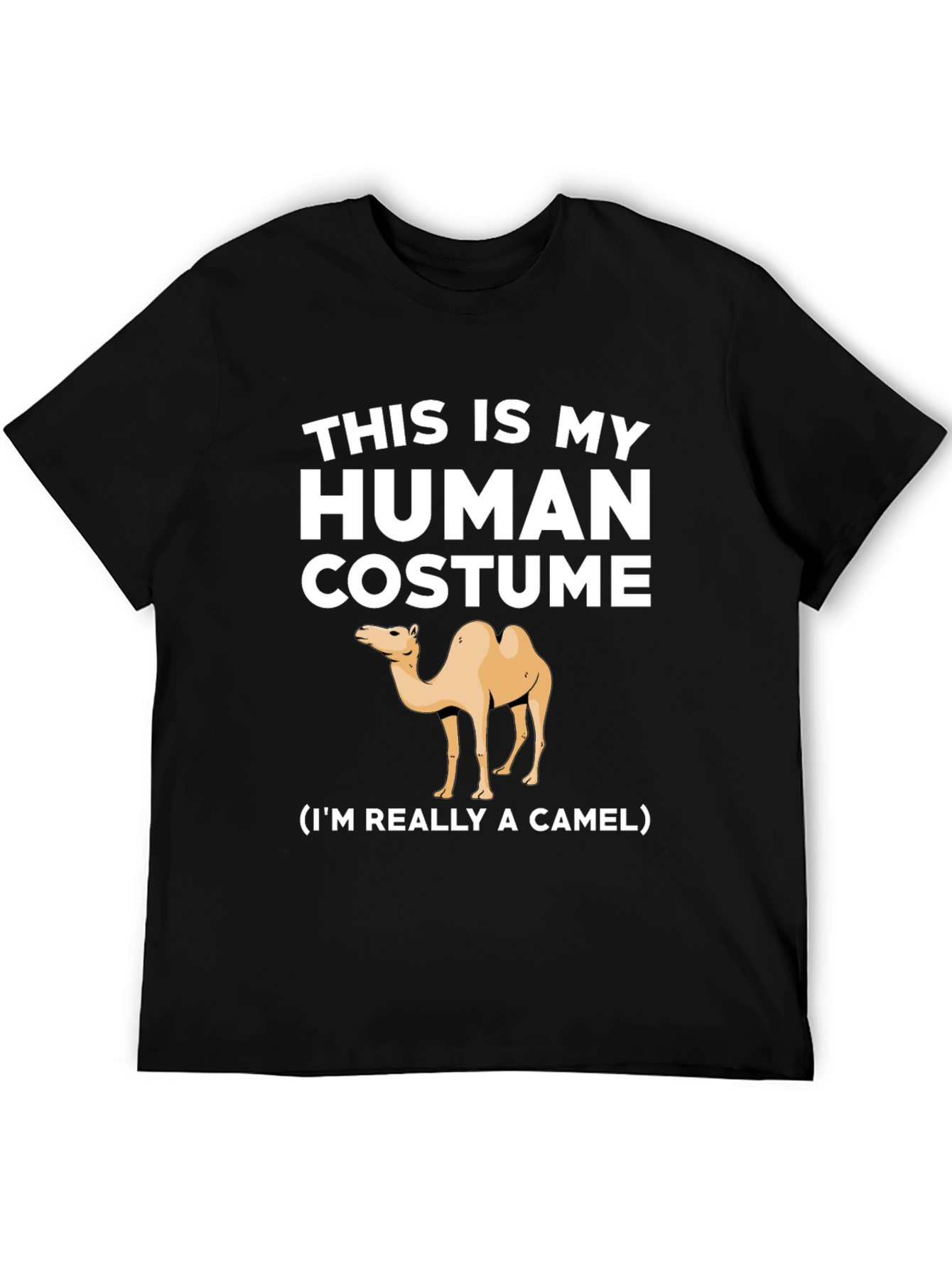 Human Costume Camel T-Shirt - Funny Animal Tee