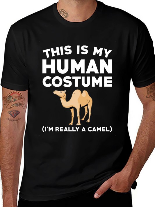 Human Costume Camel T-Shirt - Funny Animal Tee