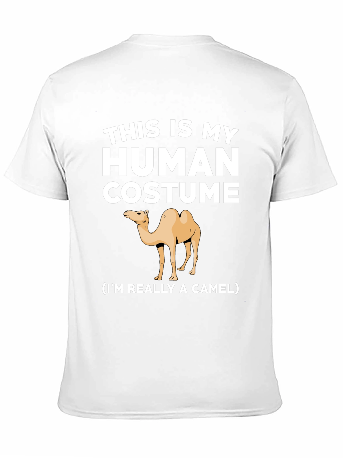 Human Costume Camel T-Shirt - Funny Animal Tee