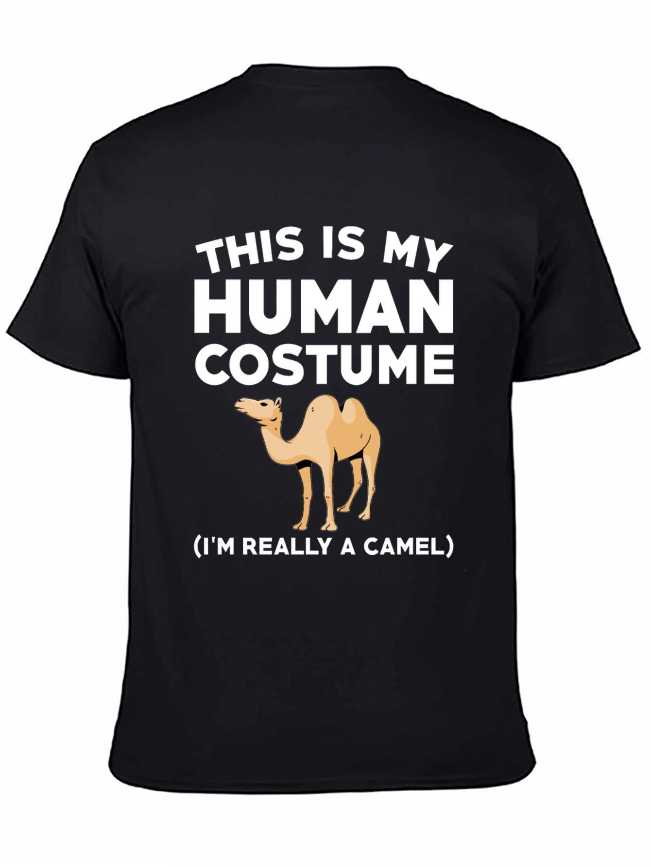 Human Costume Camel T-Shirt - Funny Animal Tee