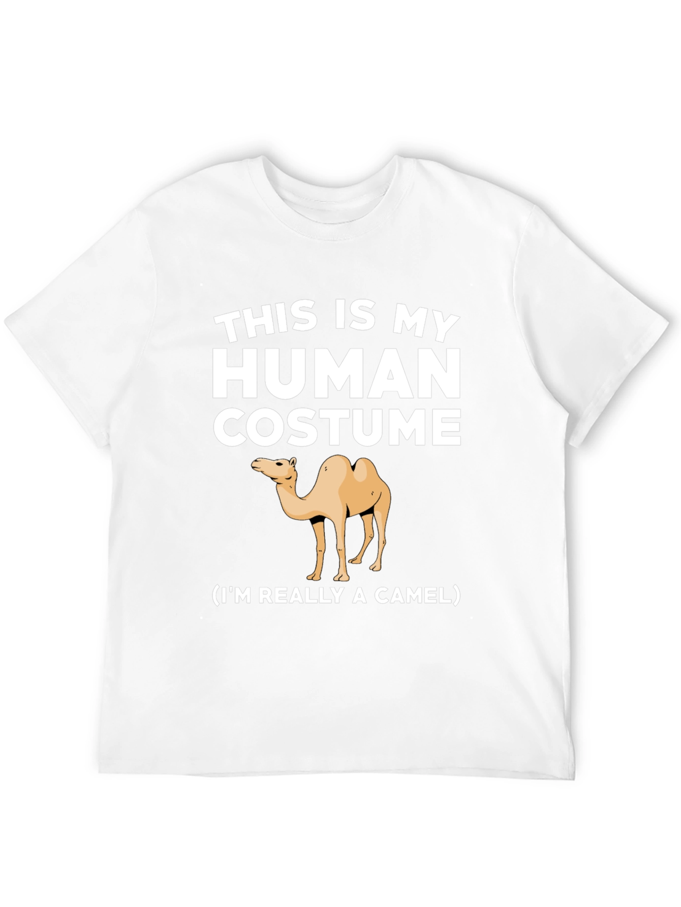 Human Costume Camel T-Shirt - Funny Animal Tee